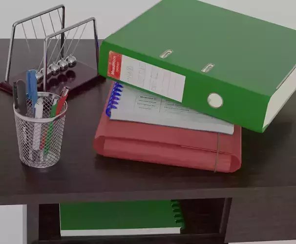 Office Trinkets 3D model