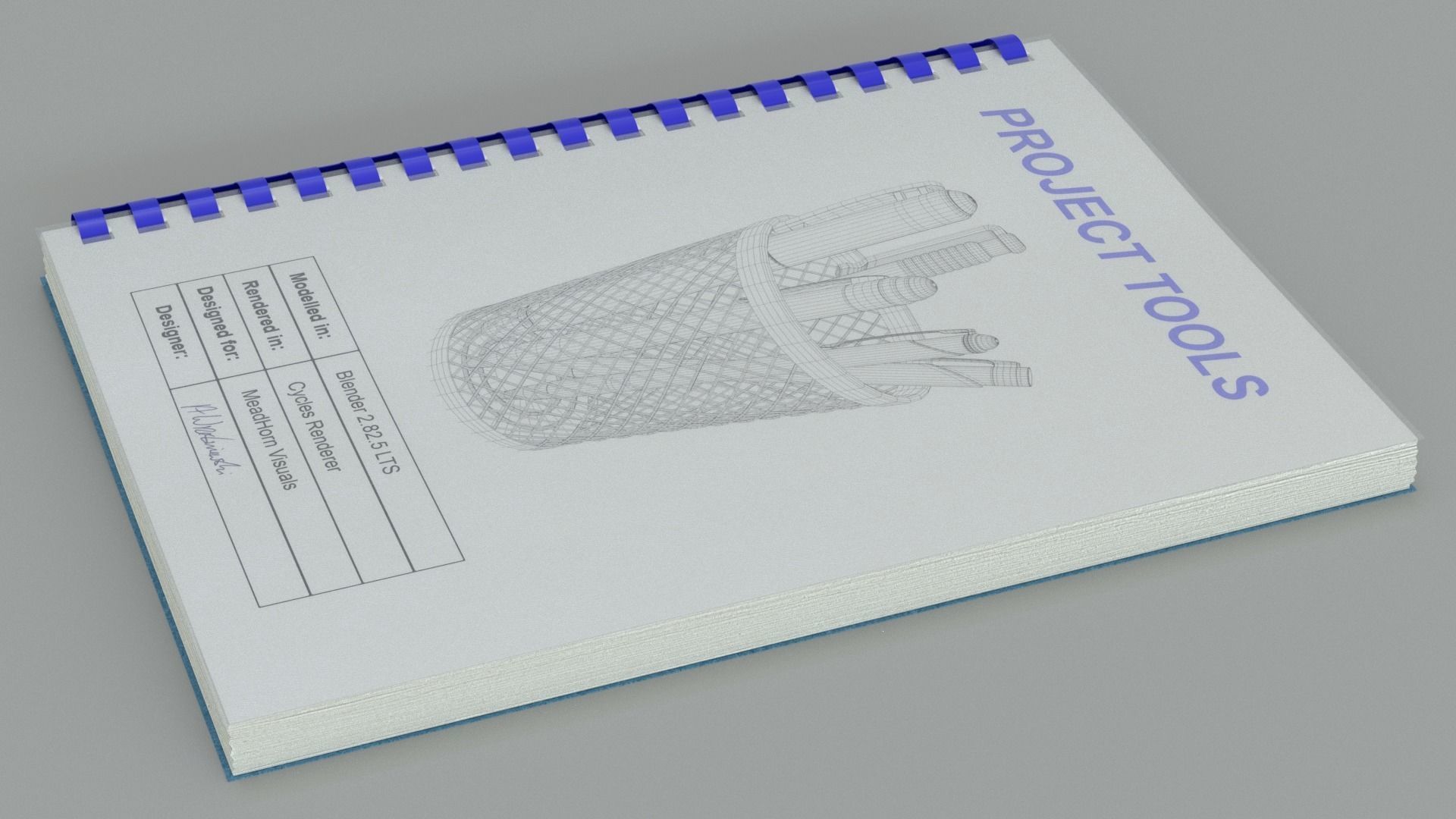 Office Trinkets 3D model_1