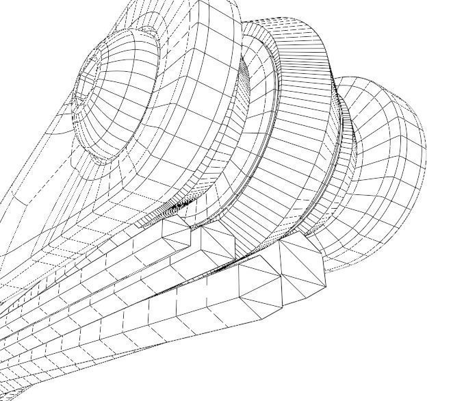 Hex key set Low-poly 3D model_9