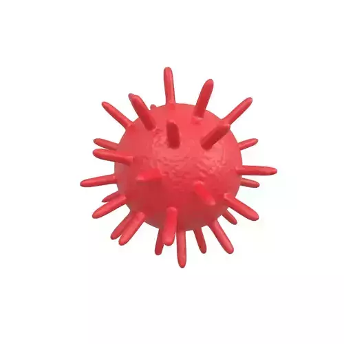 Virus v2 002 Low-poly 3D model