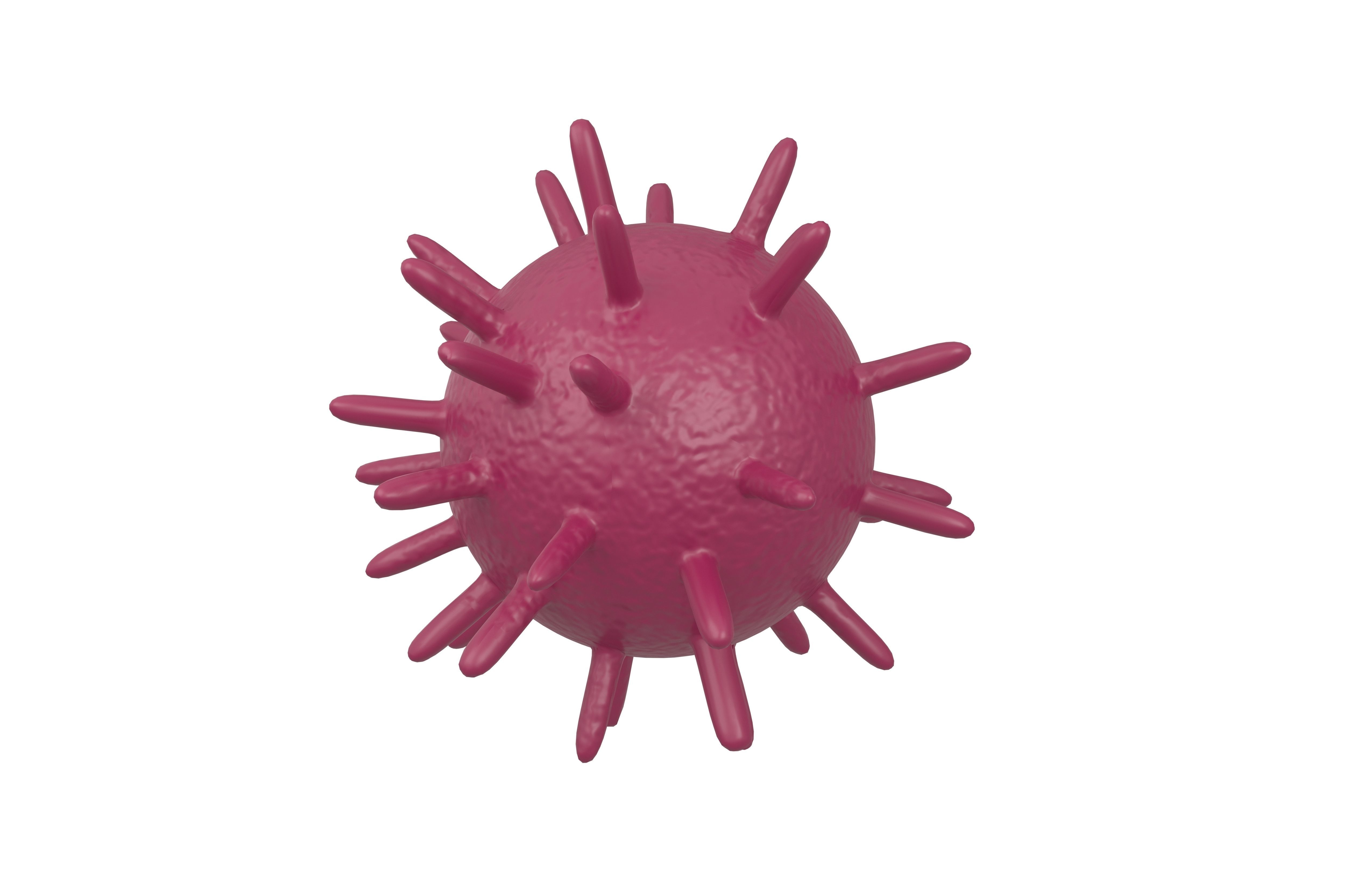 Virus v2 003 Low-poly 3D model_2