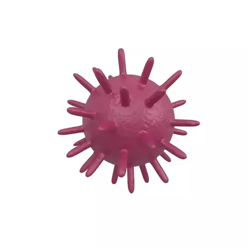Virus v2 003 Low-poly 3D model