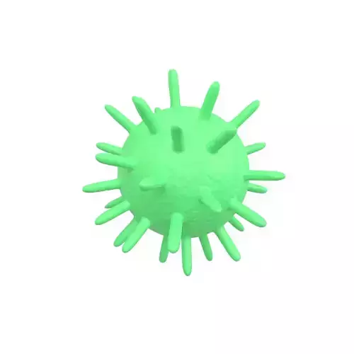 Virus v2 004 Low-poly 3D model