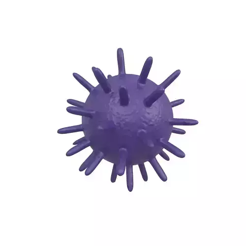 Virus v2 007 Low-poly 3D model