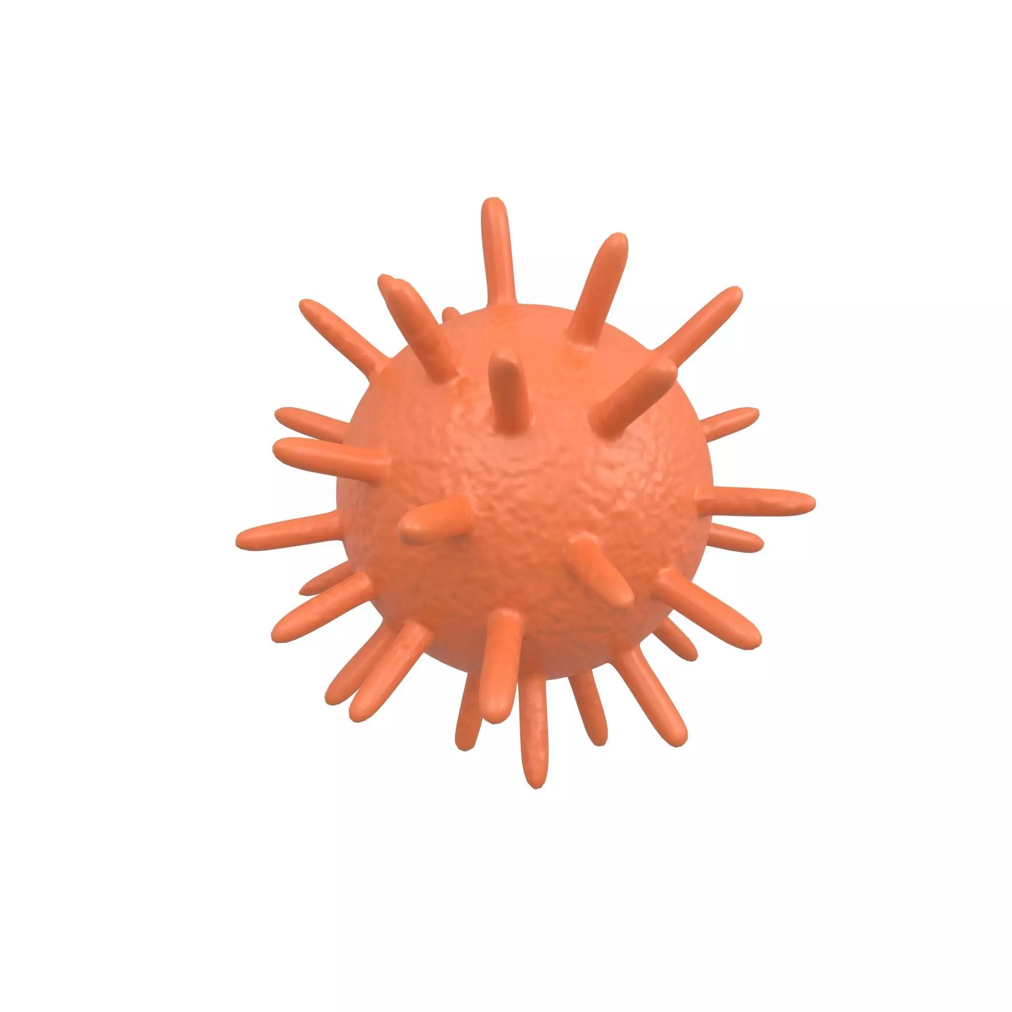 Virus v2 009 Low-poly 3D model