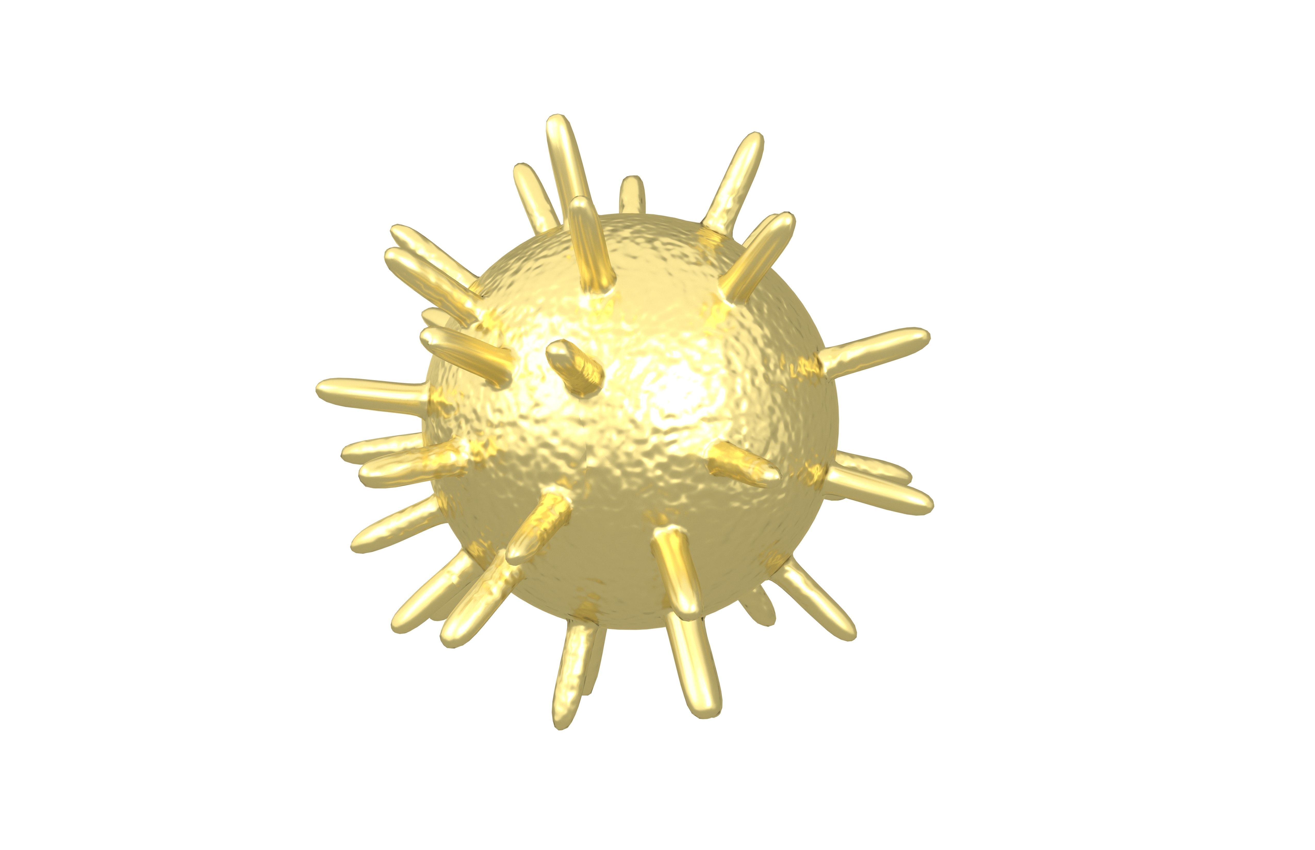 Virus v2 010 Low-poly 3D model_3