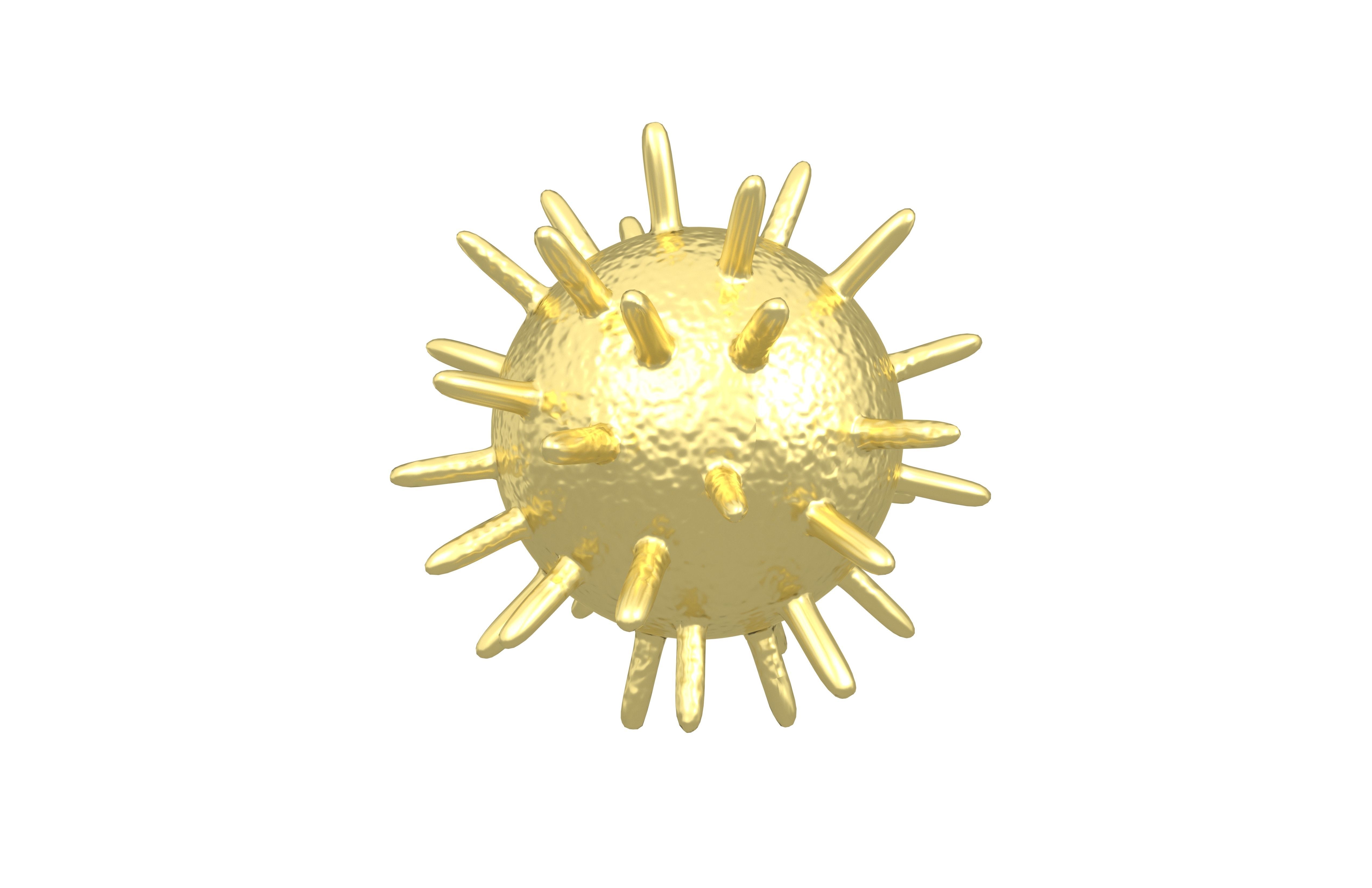 Virus v2 010 Low-poly 3D model_2
