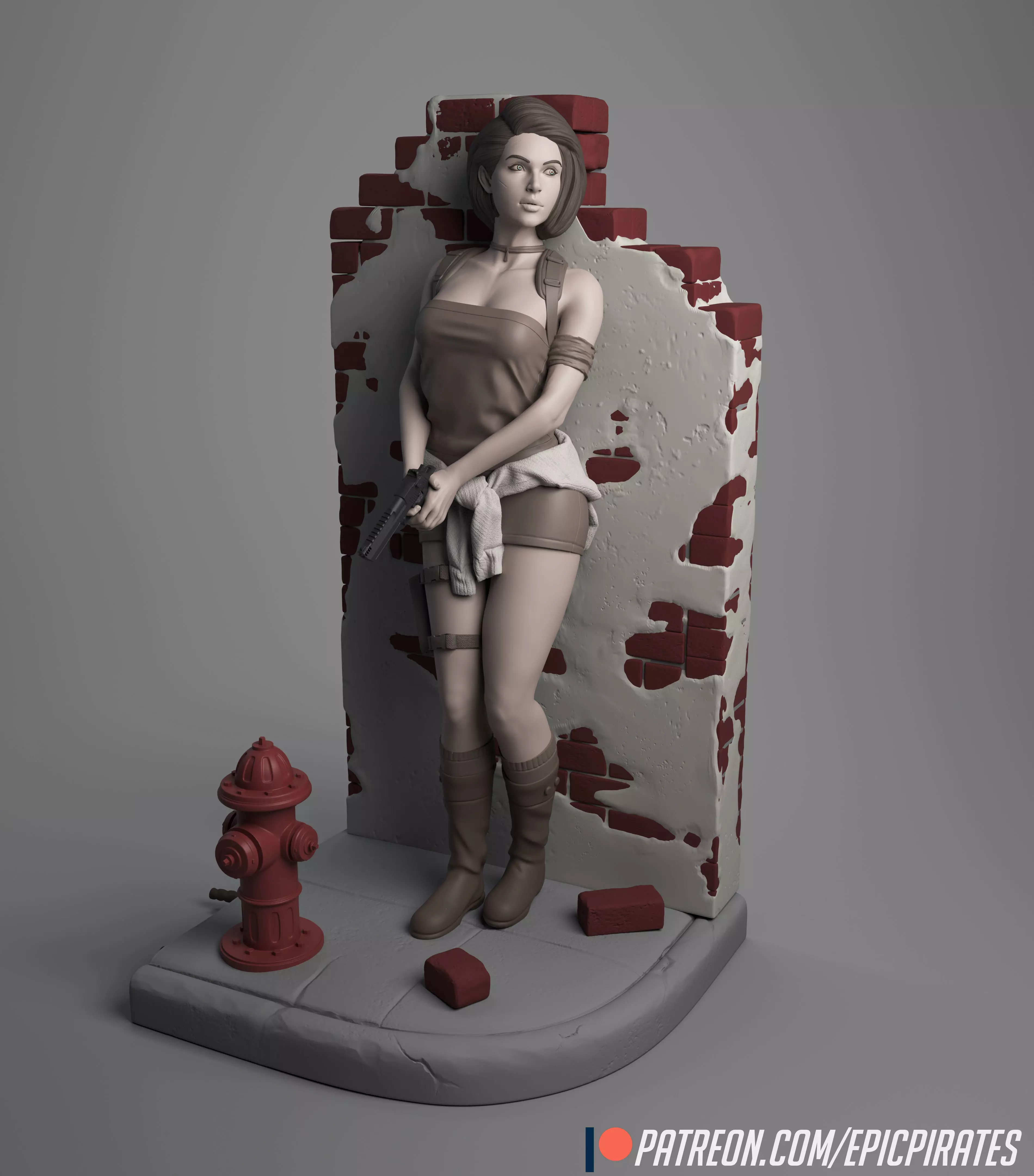 Jill Valentile STLs 3D print model_0
