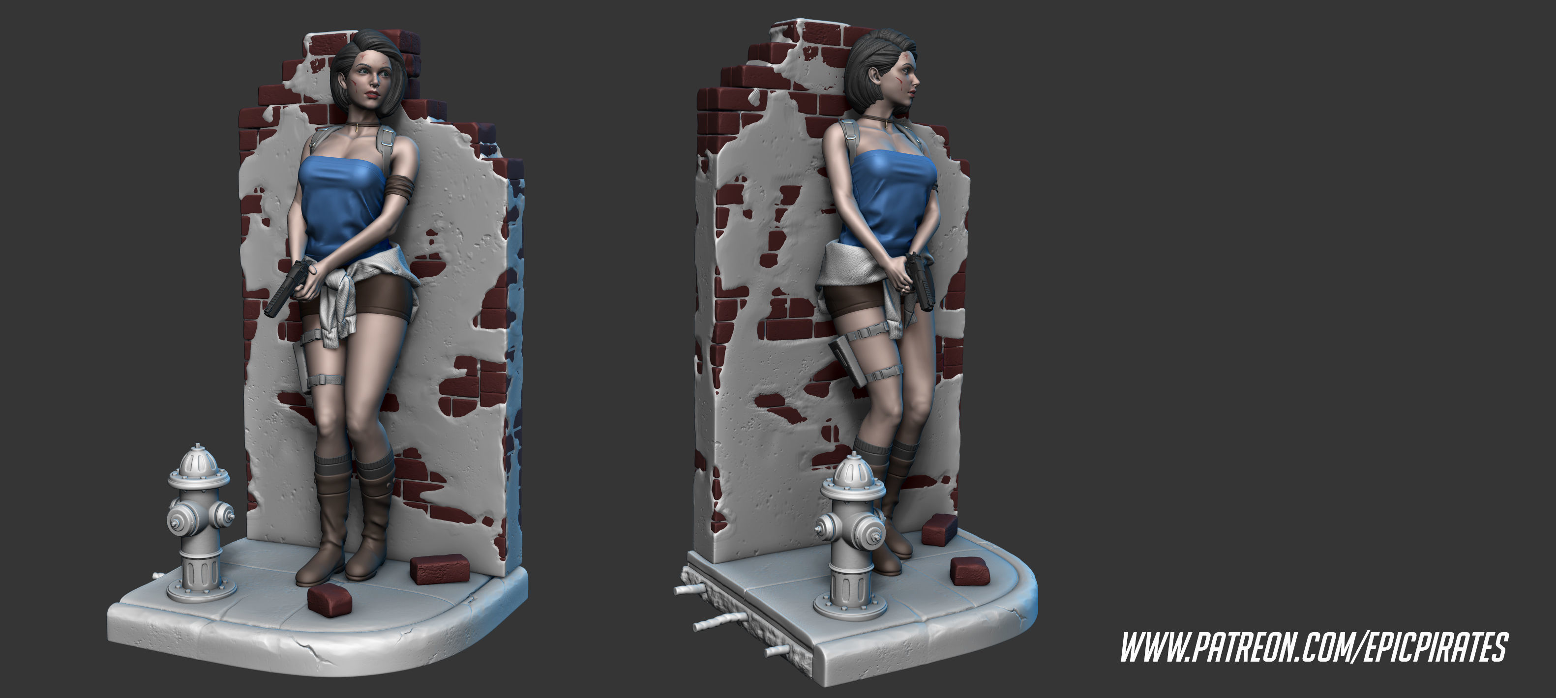 Jill Valentile STLs 3D print model_3