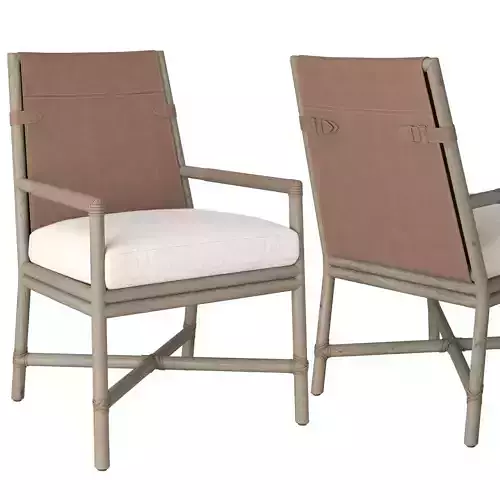 Bercut Dining Armchair - MCM335 Low-poly 3D model