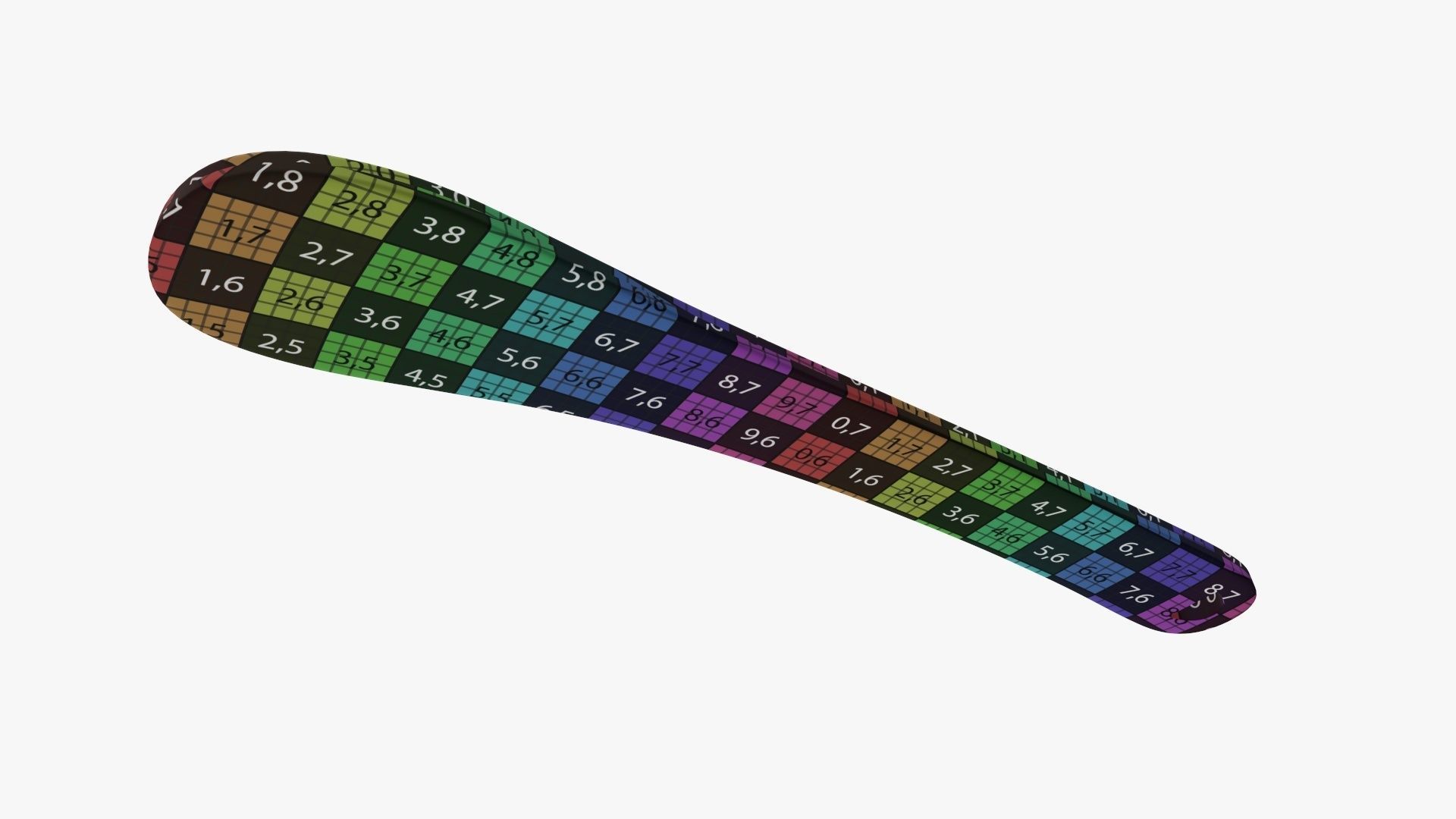 Spatula cosmetic 3D model_14