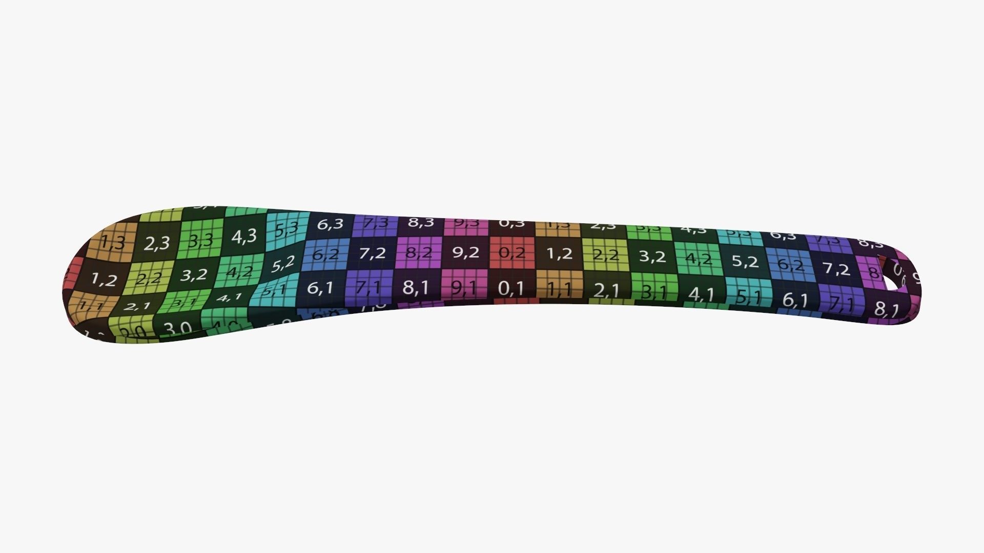 Spatula cosmetic 3D model_11