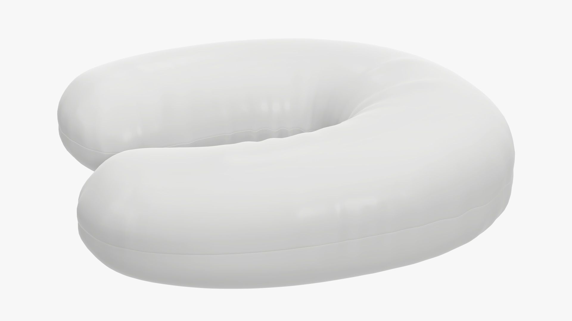 Travel neck pillow 3D model_7