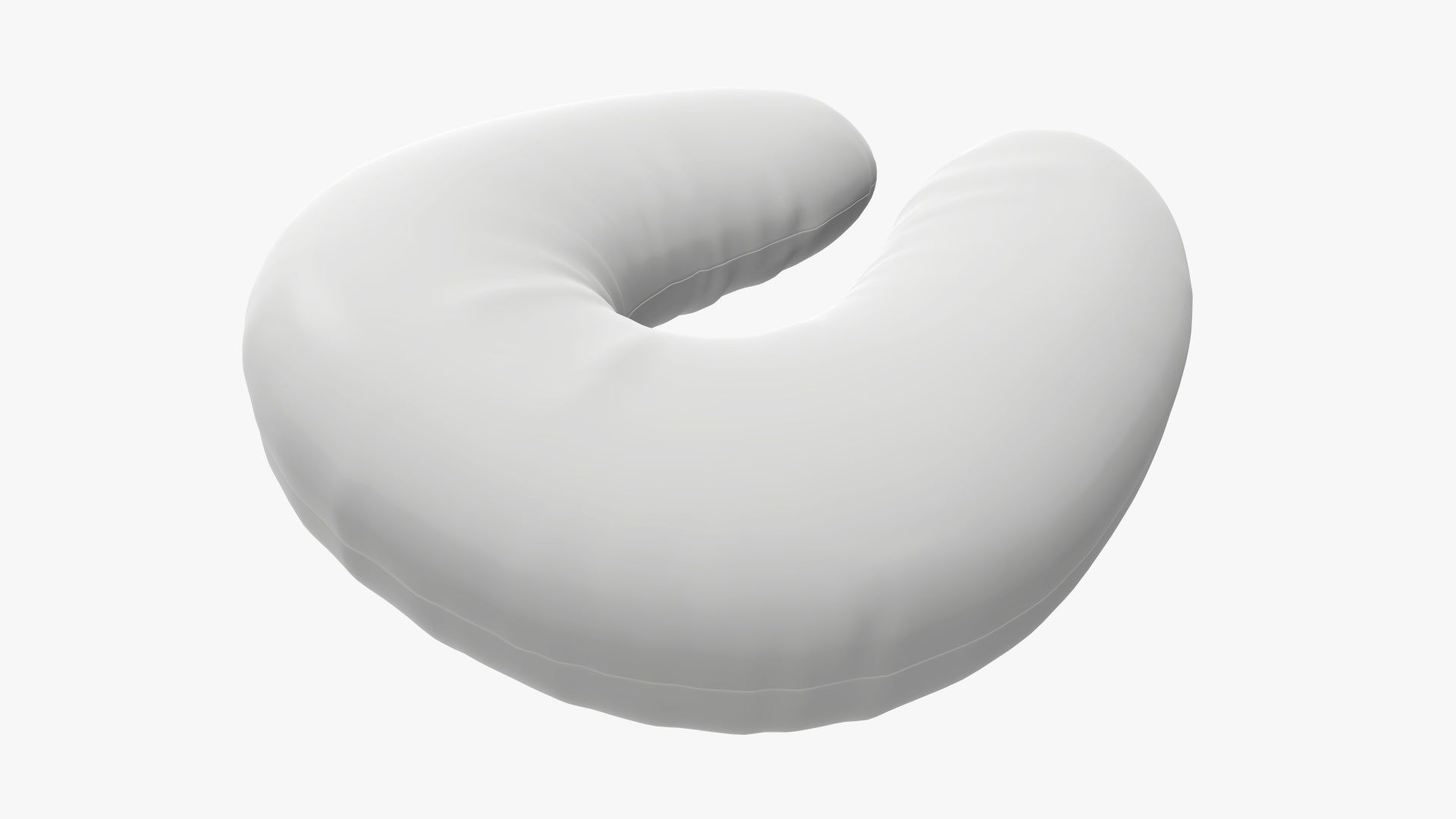 Travel neck pillow 3D model_8
