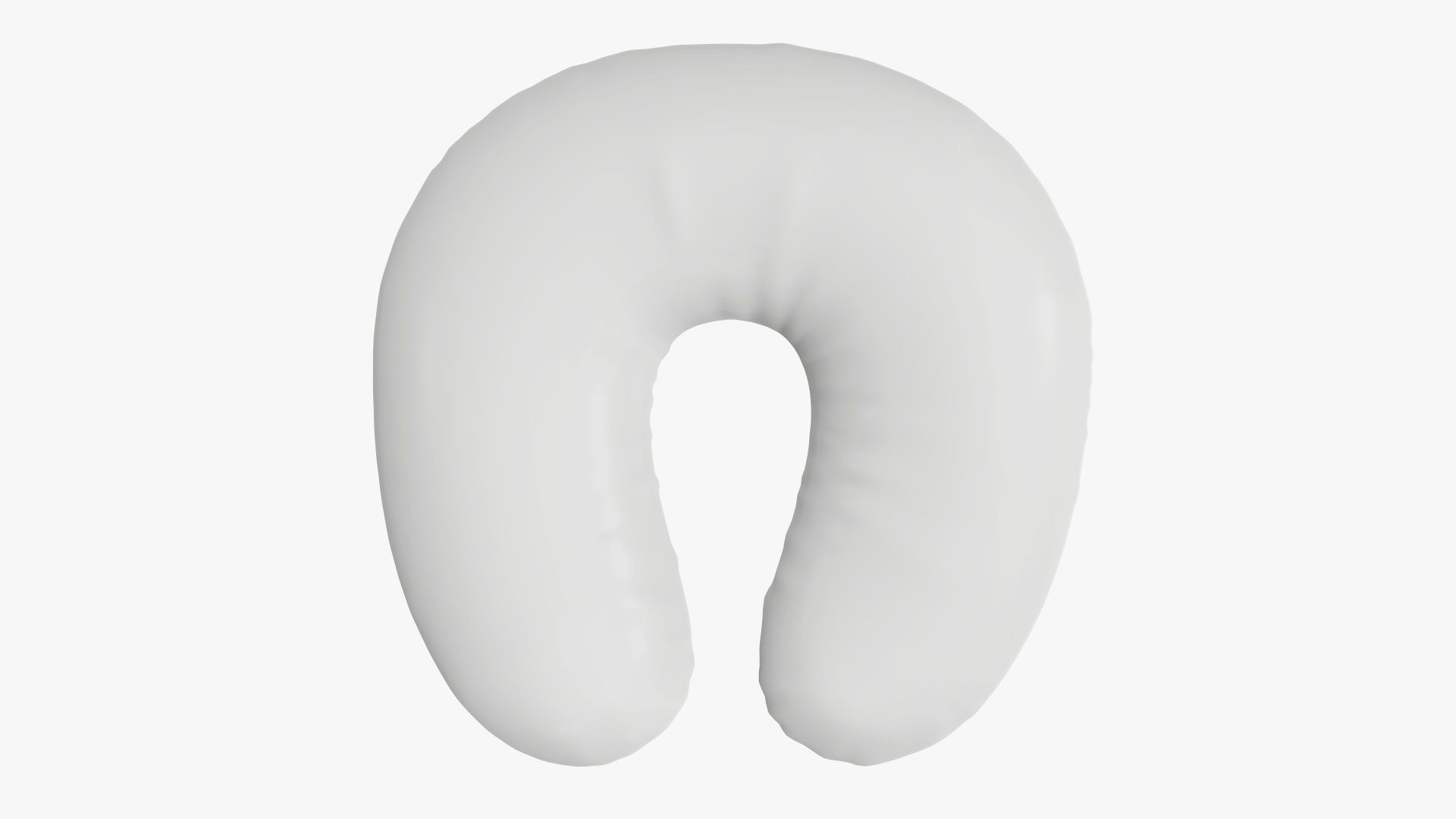 Travel neck pillow 3D model_9