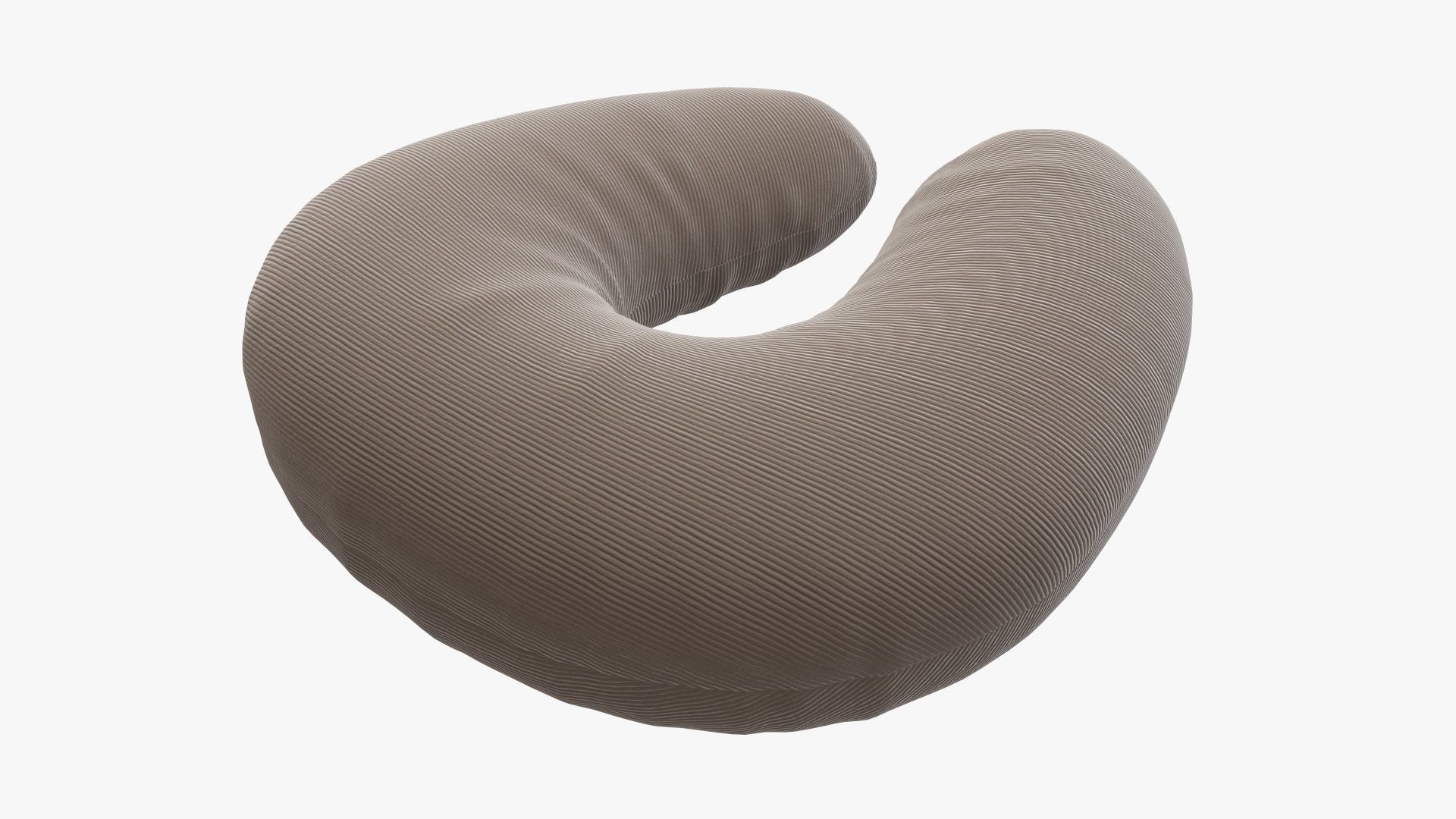 Travel neck pillow 3D model_3