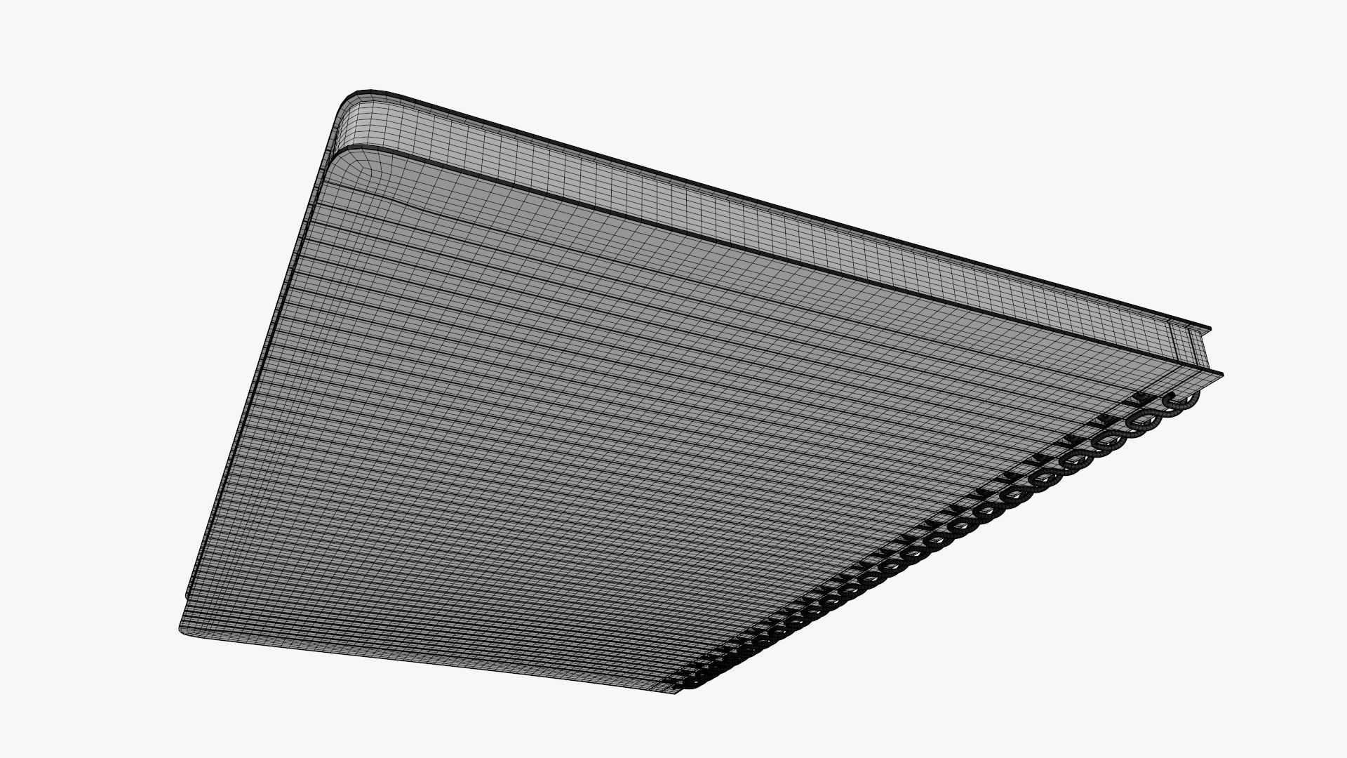 Sketchbook with spiral 01 3D model_8