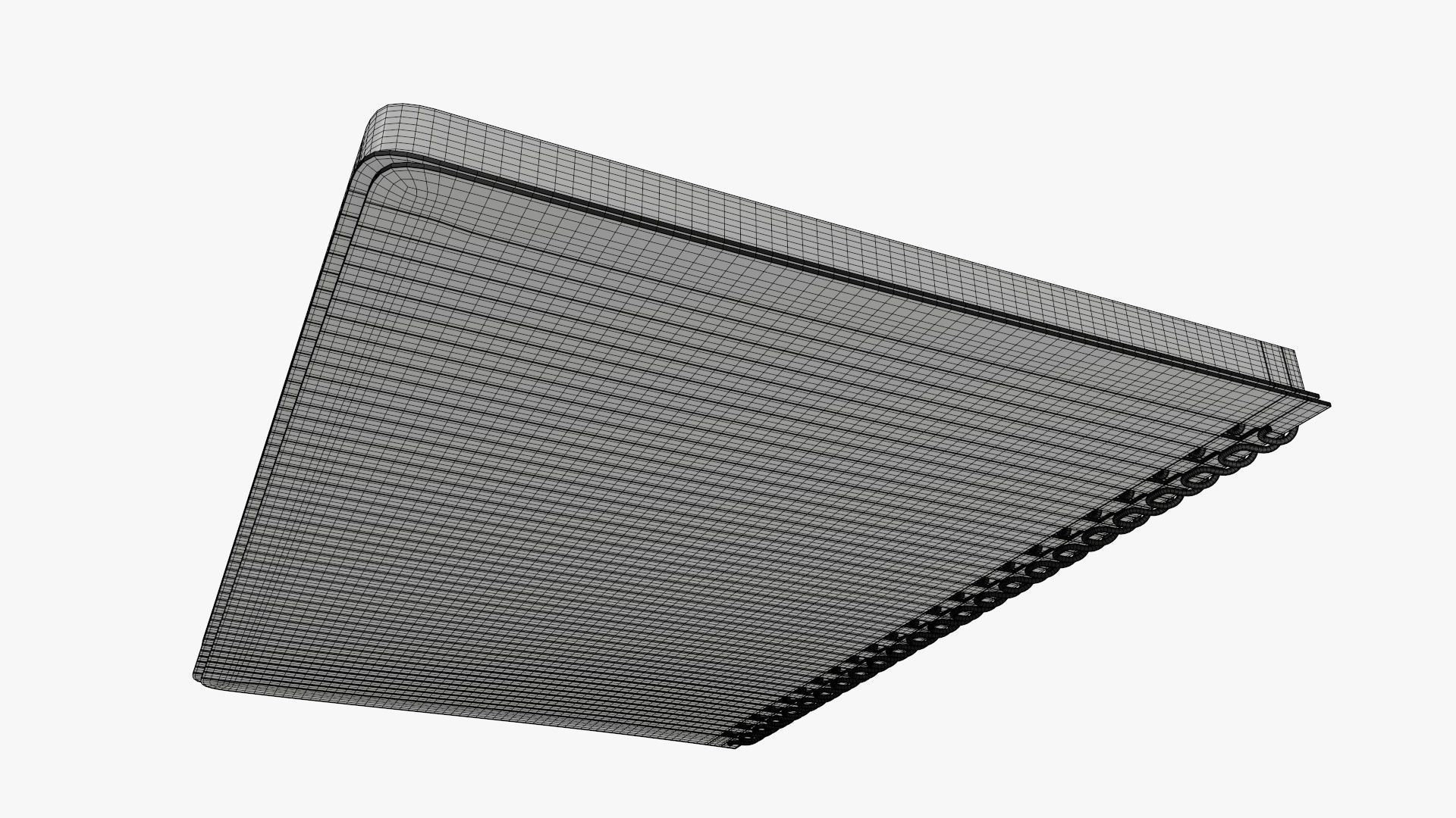 Sketchbook with spiral 02 3D model_8