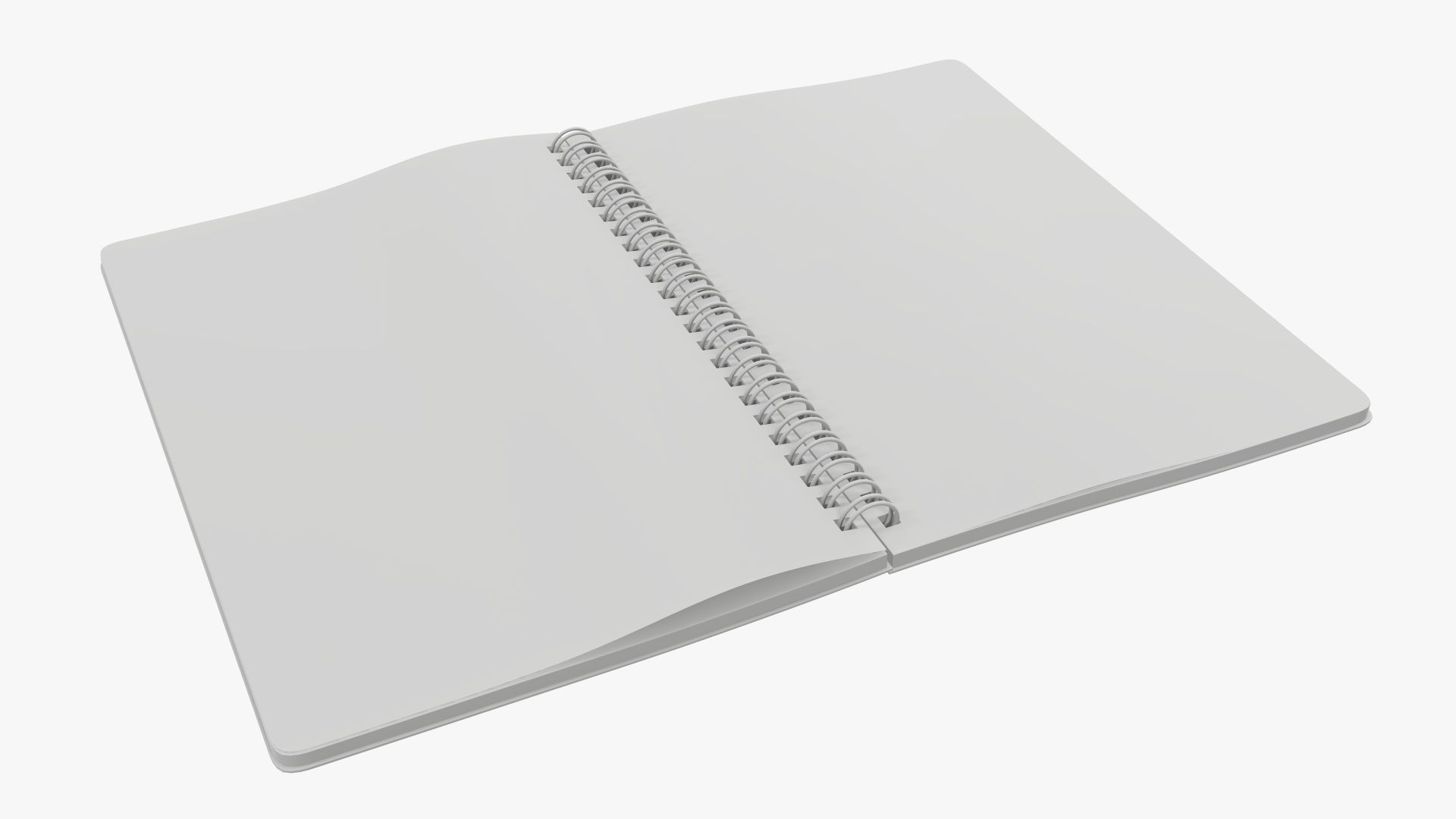 Sketchbook with spiral 03 3D model_6