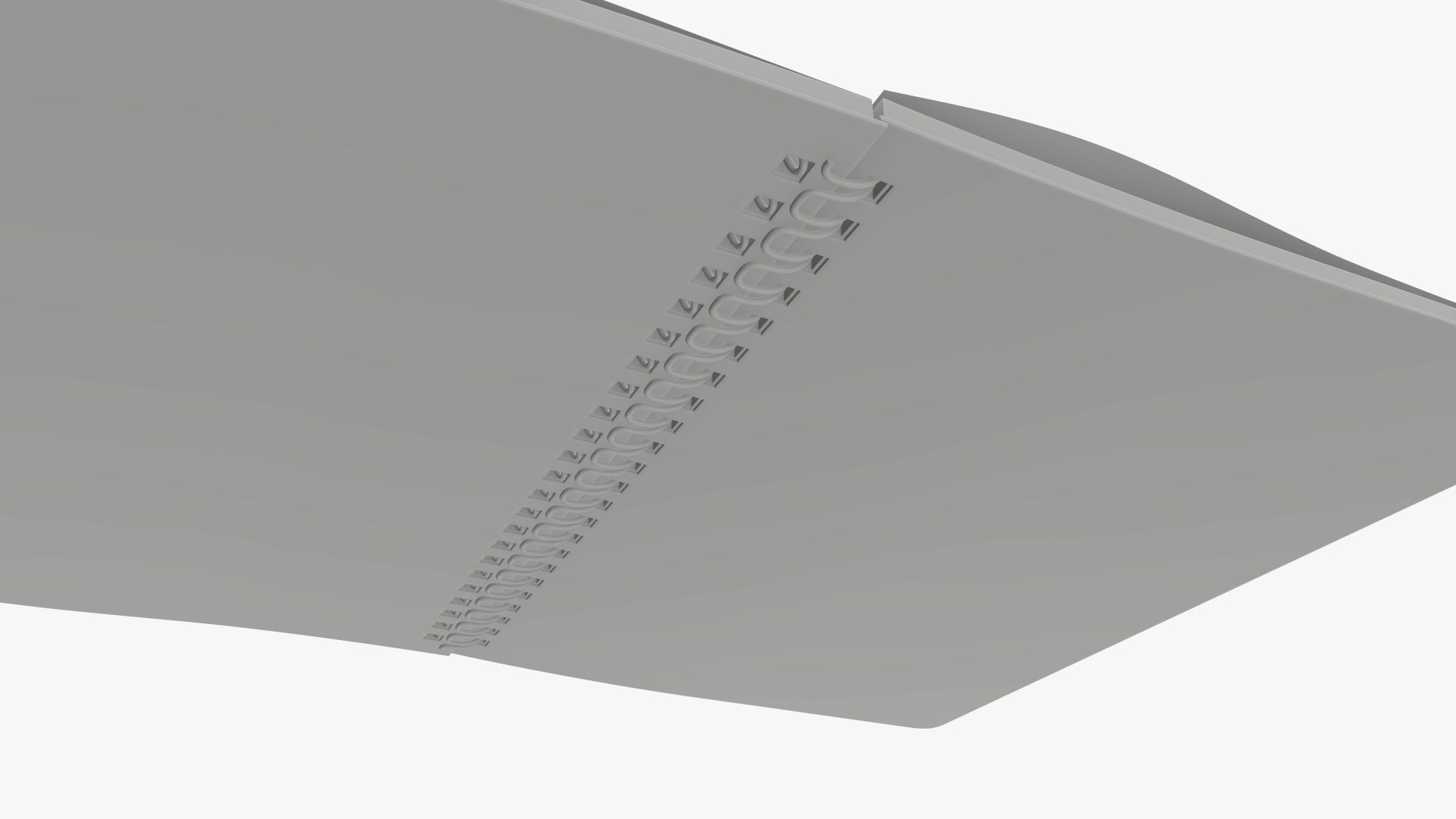 Sketchbook with spiral 03 3D model_9