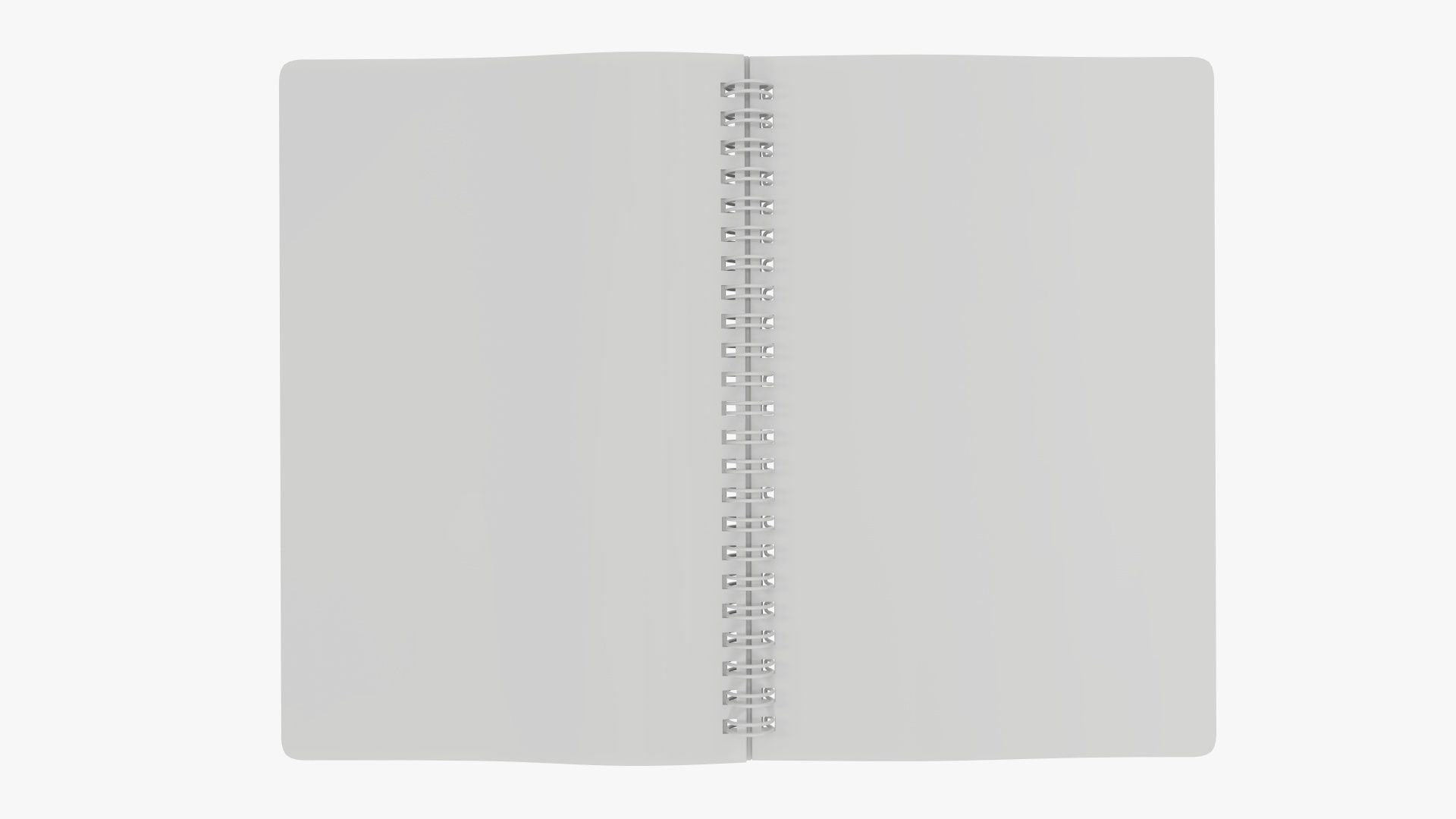 Sketchbook with spiral 03 3D model_7