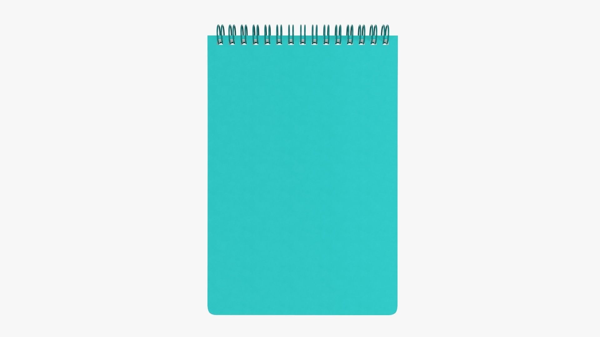 Sketchbook with spiral 04 3D model_1