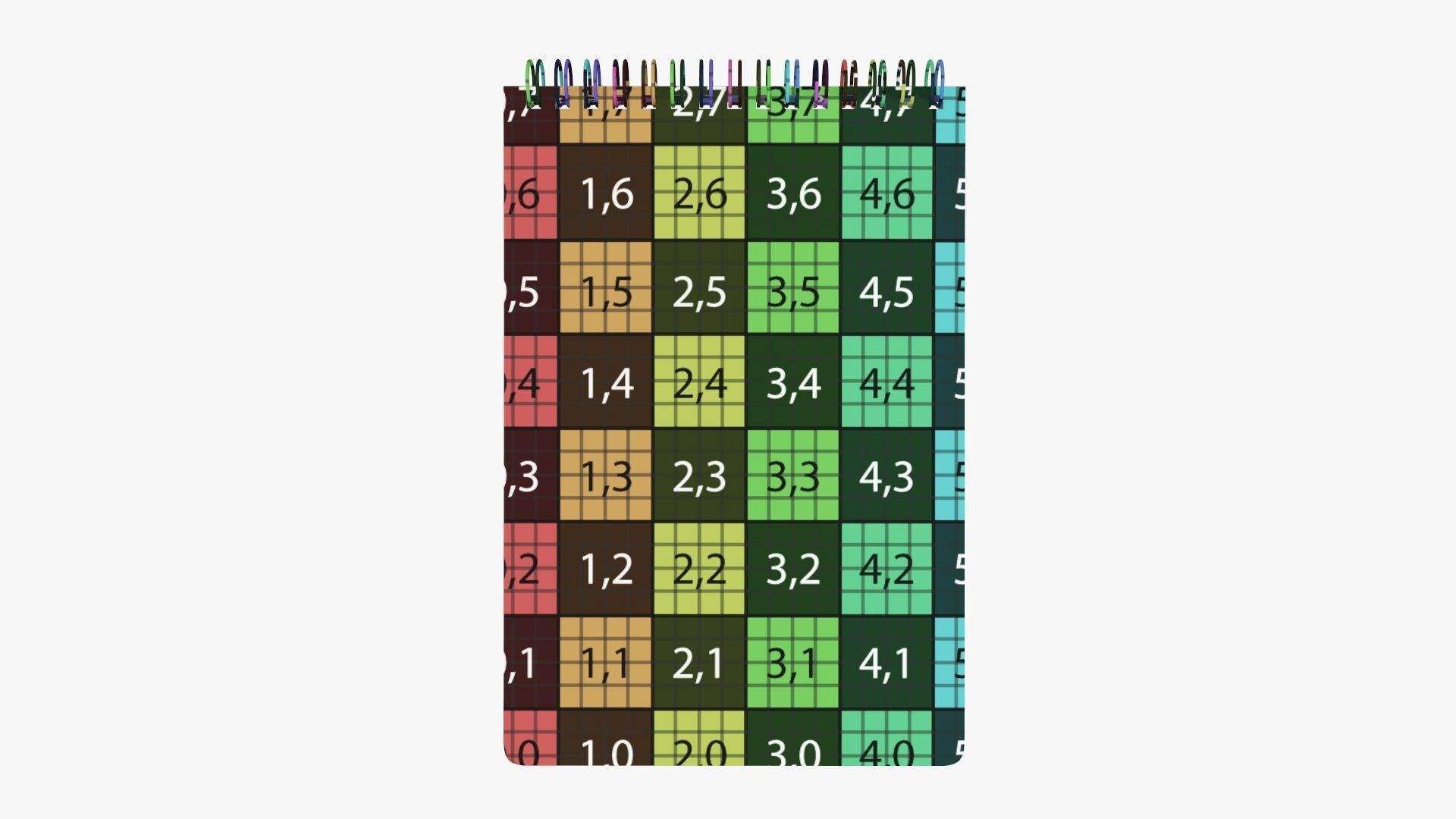 Sketchbook with spiral 04 3D model_11