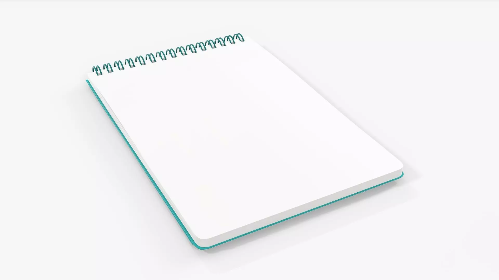 Sketchbook with spiral 06 3D model