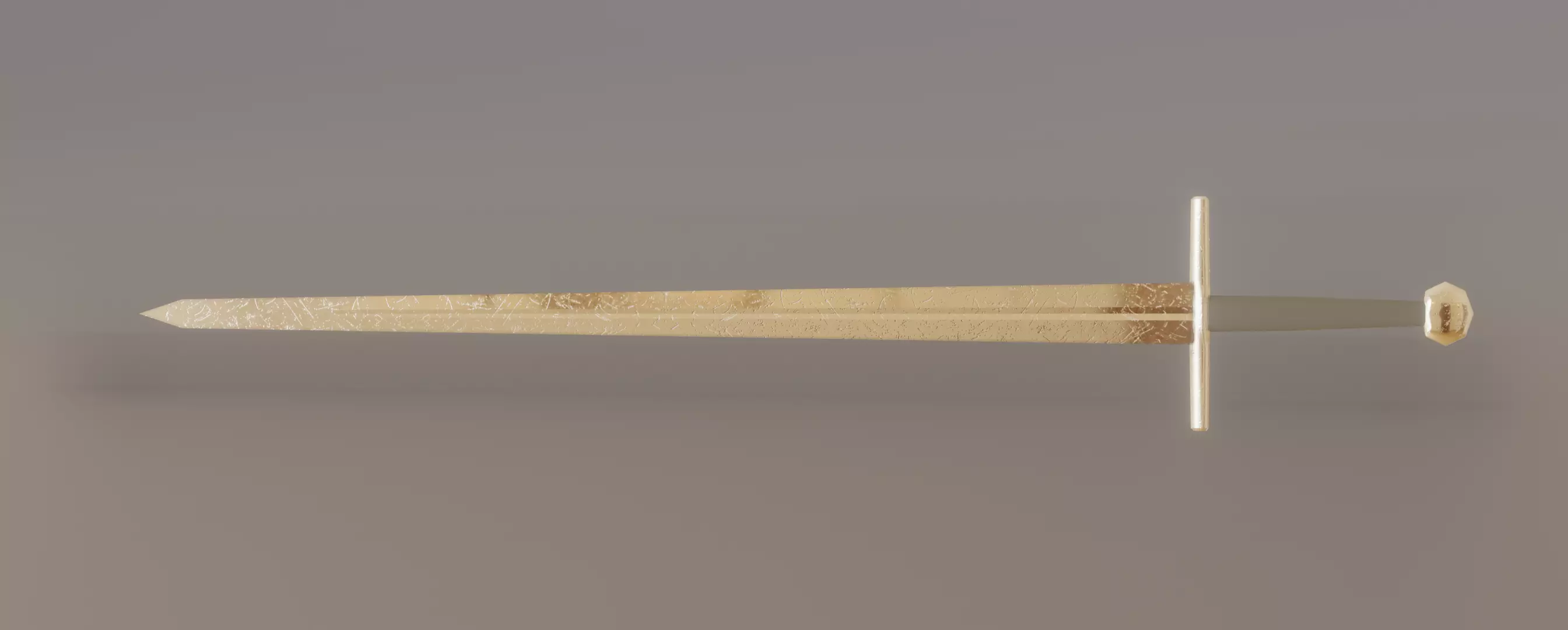 Late 13th Century Longsword Free low-poly 3D model