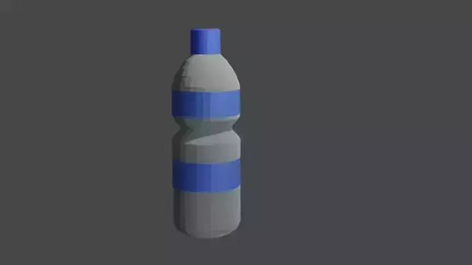 Low Poly Water Bottle