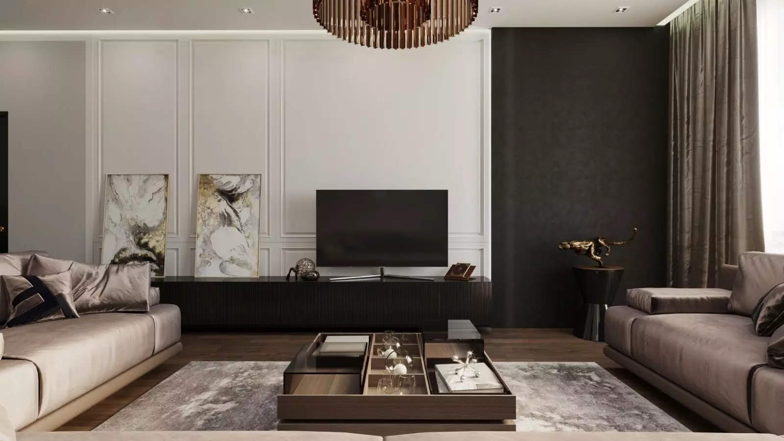 Modern Livingroom desing 3D model