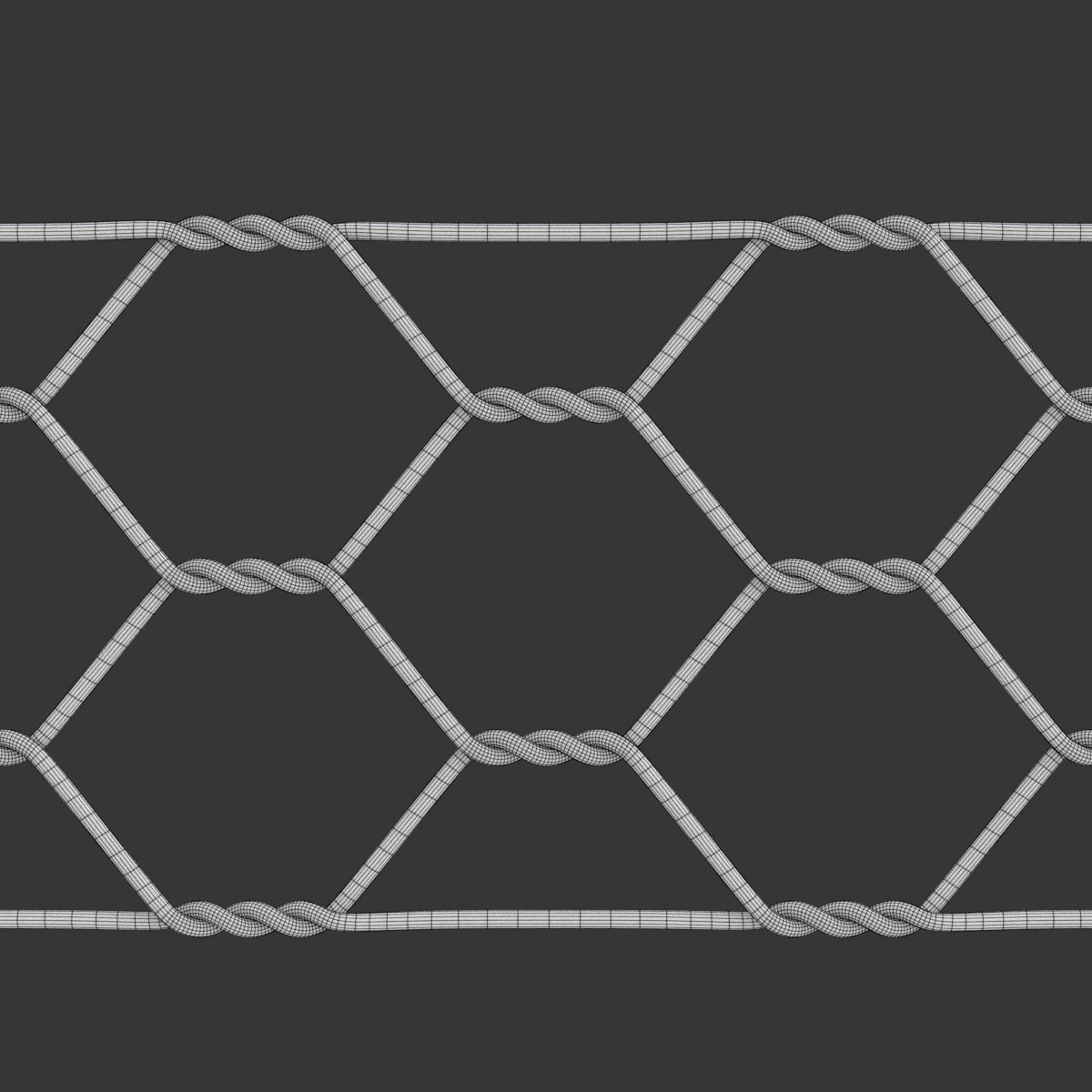 Adaptable Chicken Wire Mesh 3D model_23