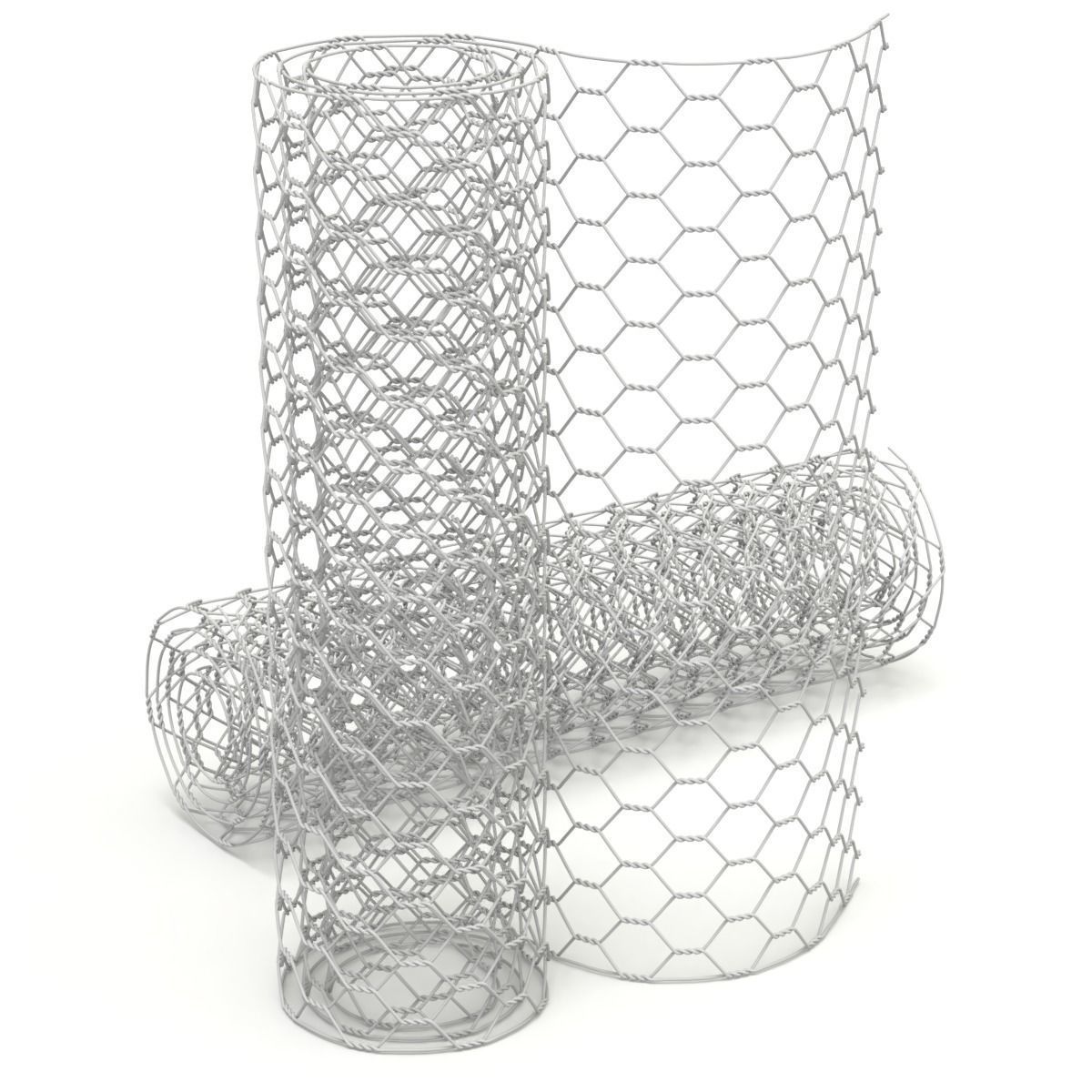 Adaptable Chicken Wire Mesh 3D model_8
