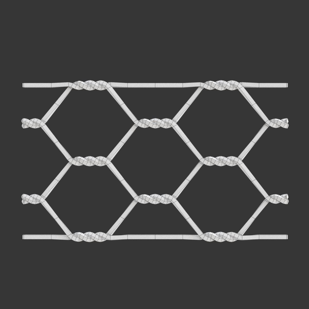 Adaptable Chicken Wire Mesh 3D model_20