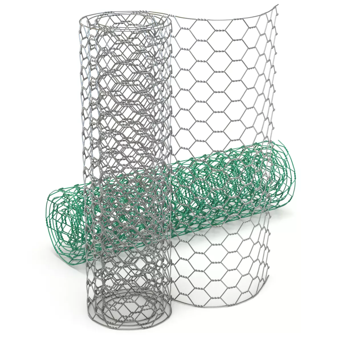 Adaptable Chicken Wire Mesh 3D model_0