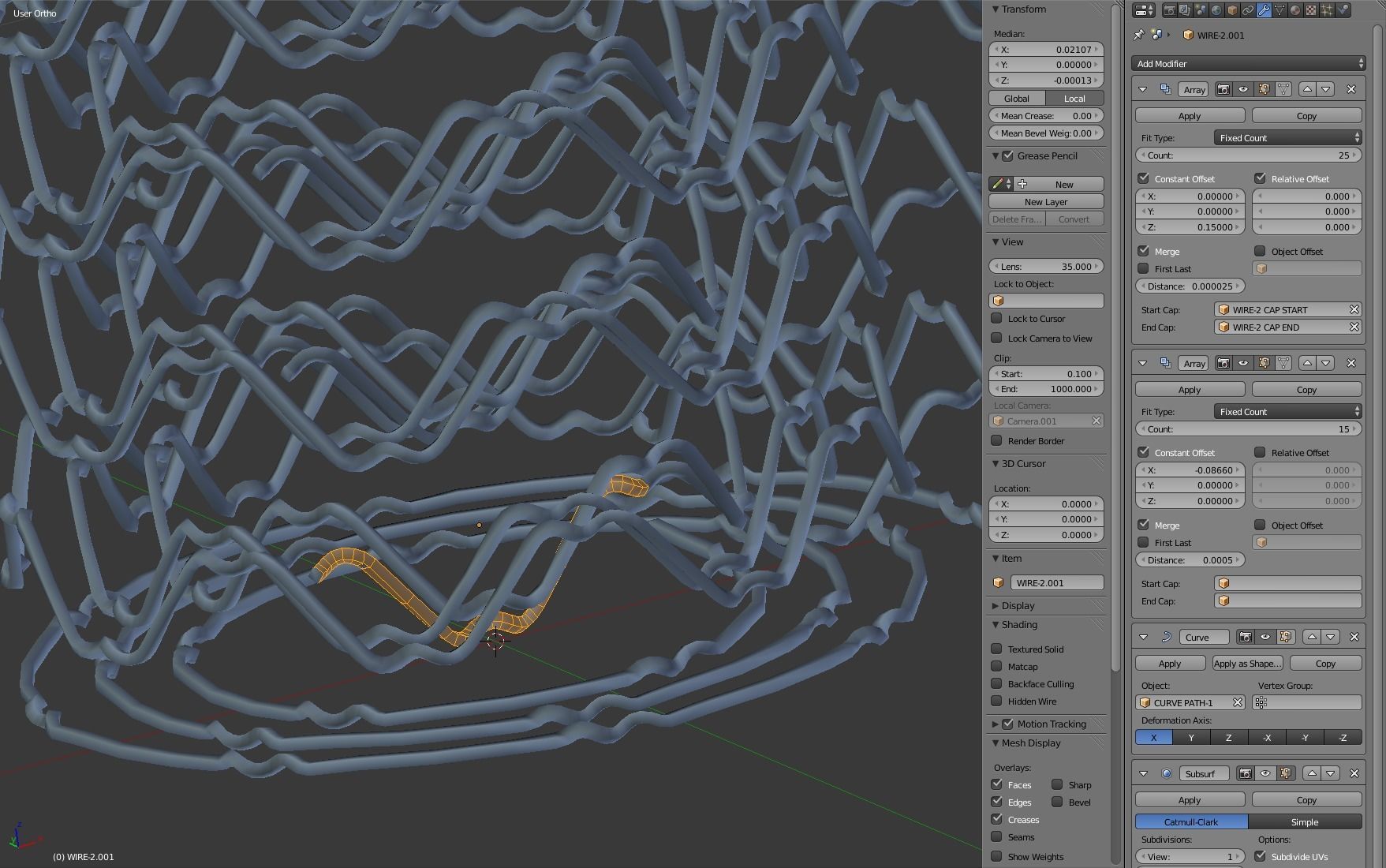 Adaptable Chicken Wire Mesh 3D model_15