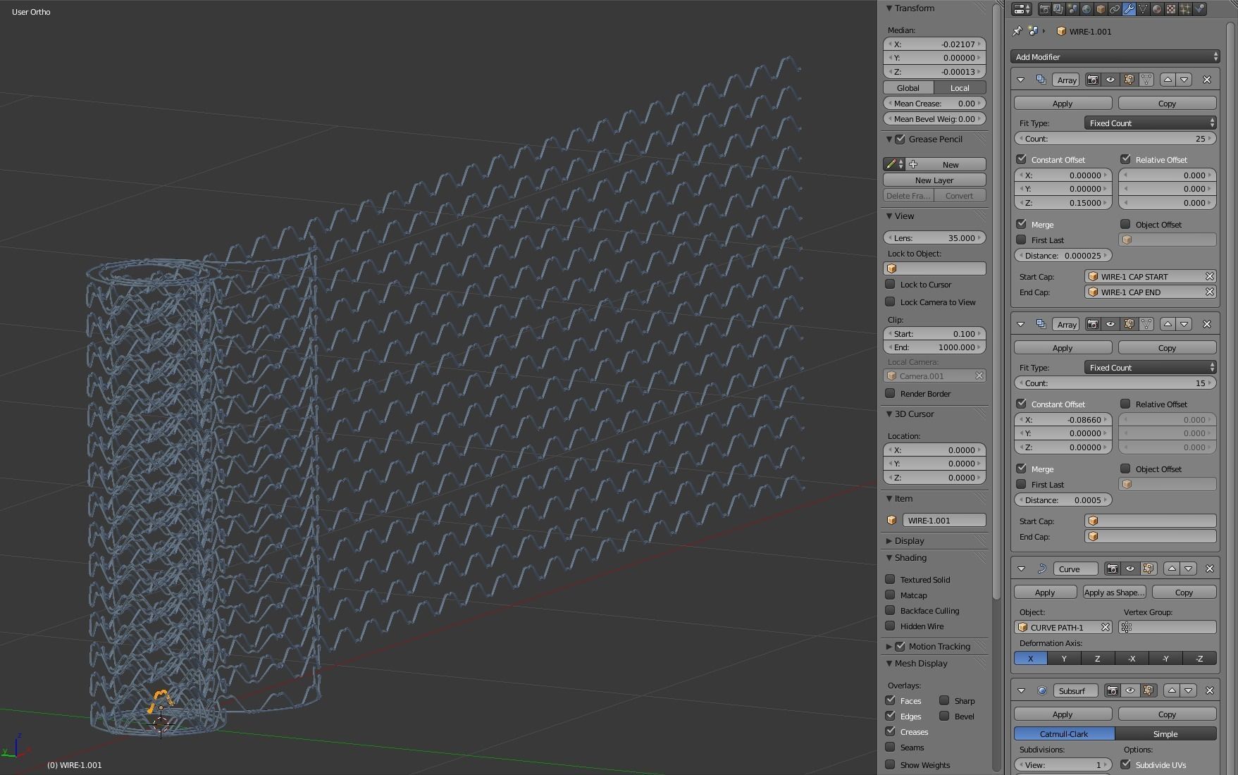 Adaptable Chicken Wire Mesh 3D model_13