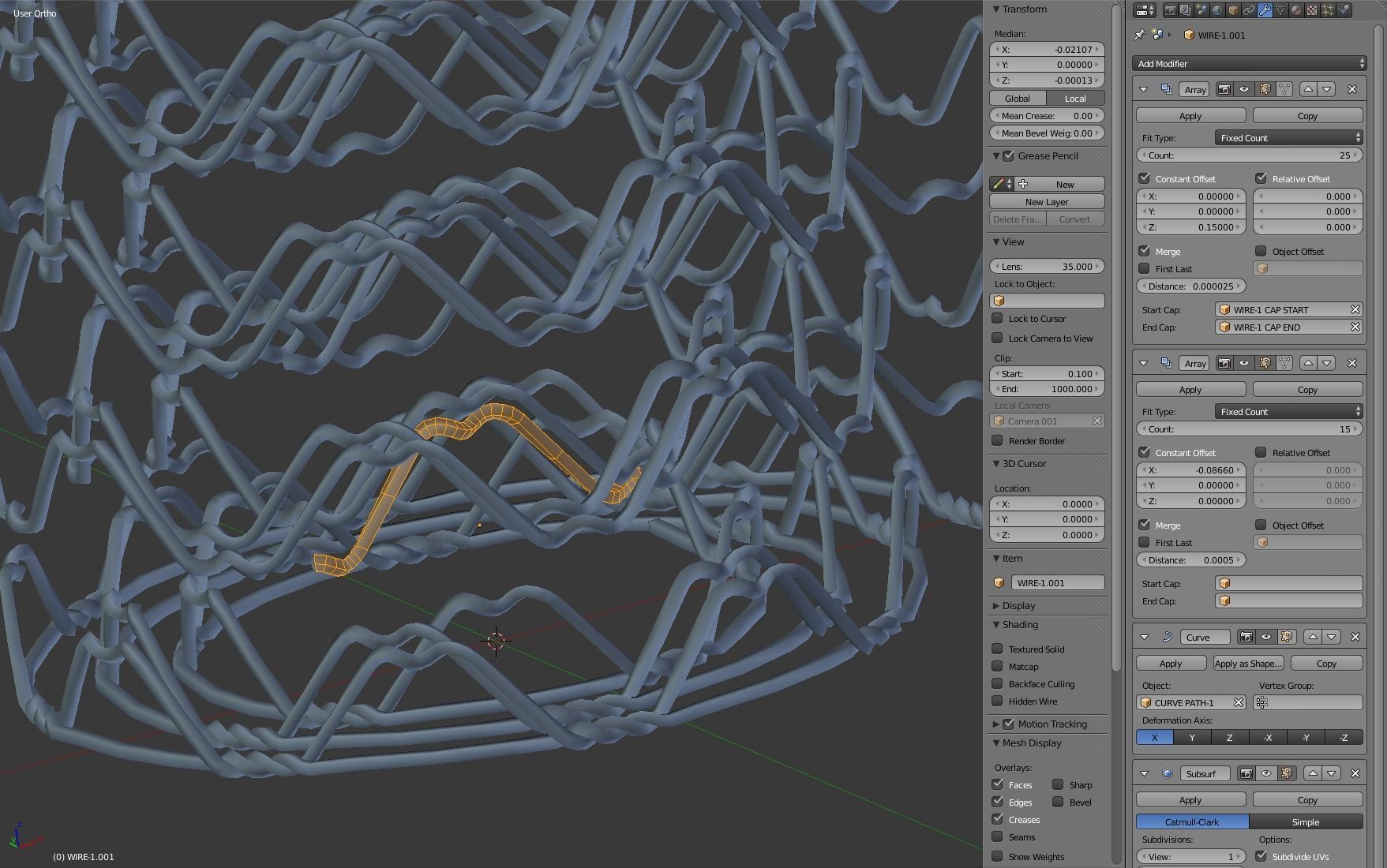 Adaptable Chicken Wire Mesh 3D model_14