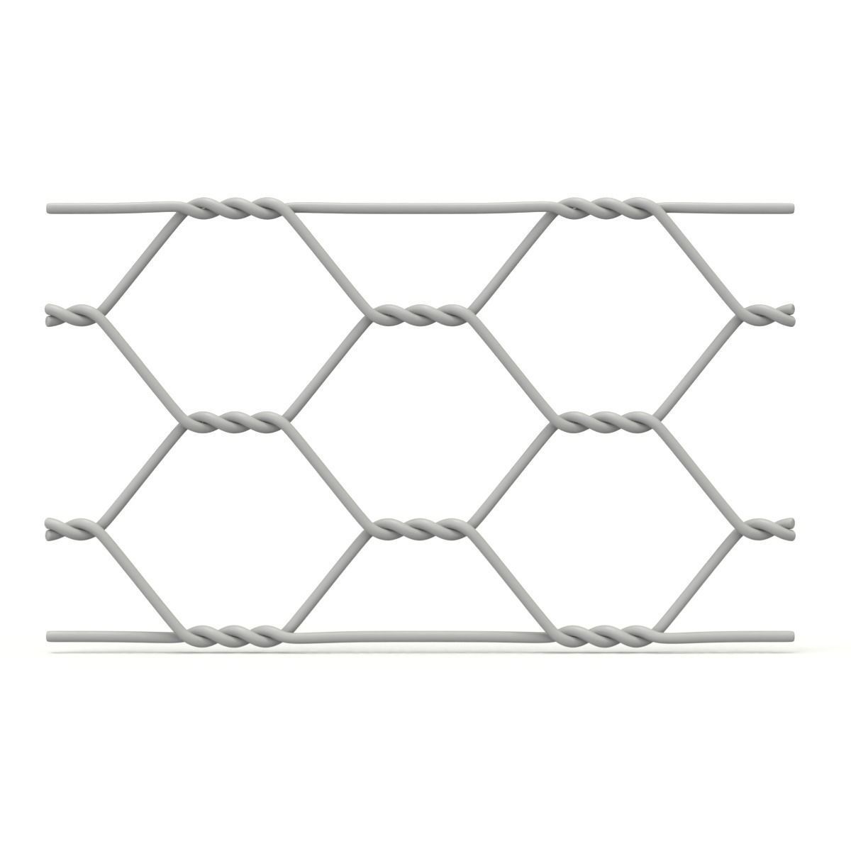 Adaptable Chicken Wire Mesh 3D model_10