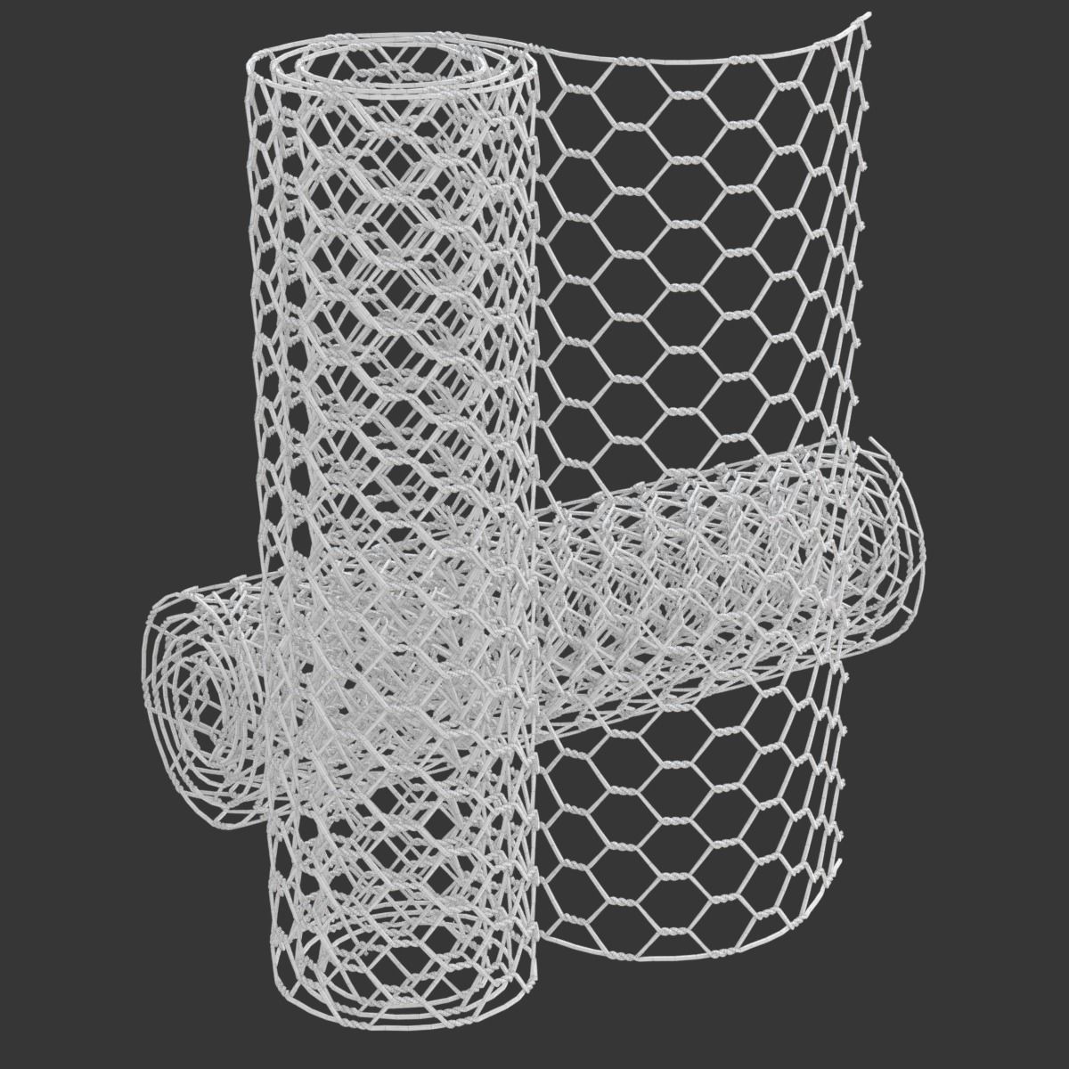 Adaptable Chicken Wire Mesh 3D model_17
