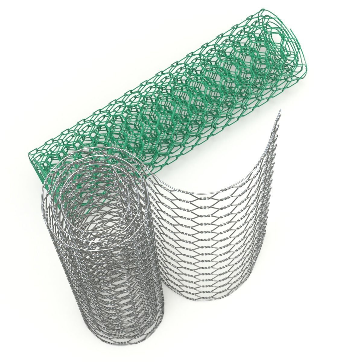 Adaptable Chicken Wire Mesh 3D model_3