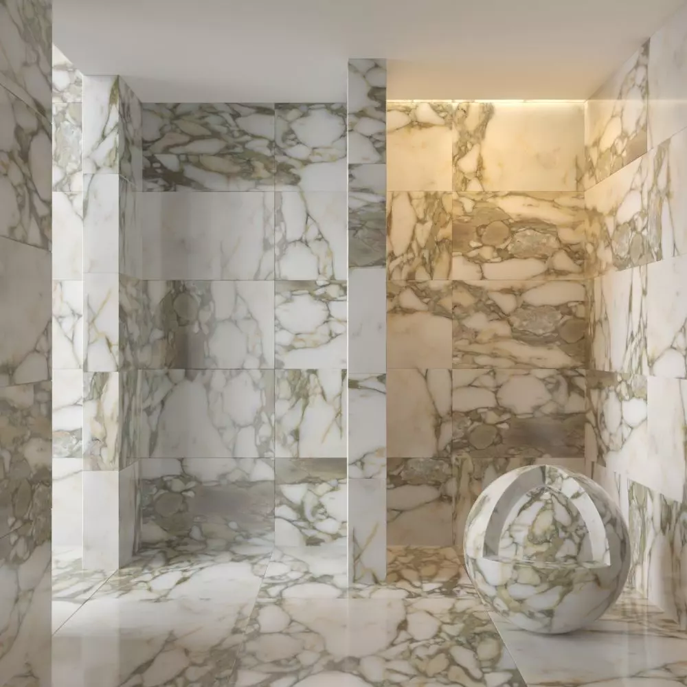 Marble wall 256 3D model_0