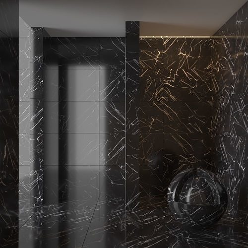 Marble wall 262 3D model