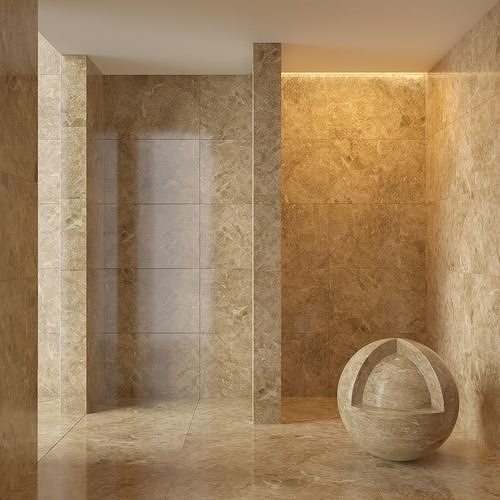 Marble wall 277 3D model