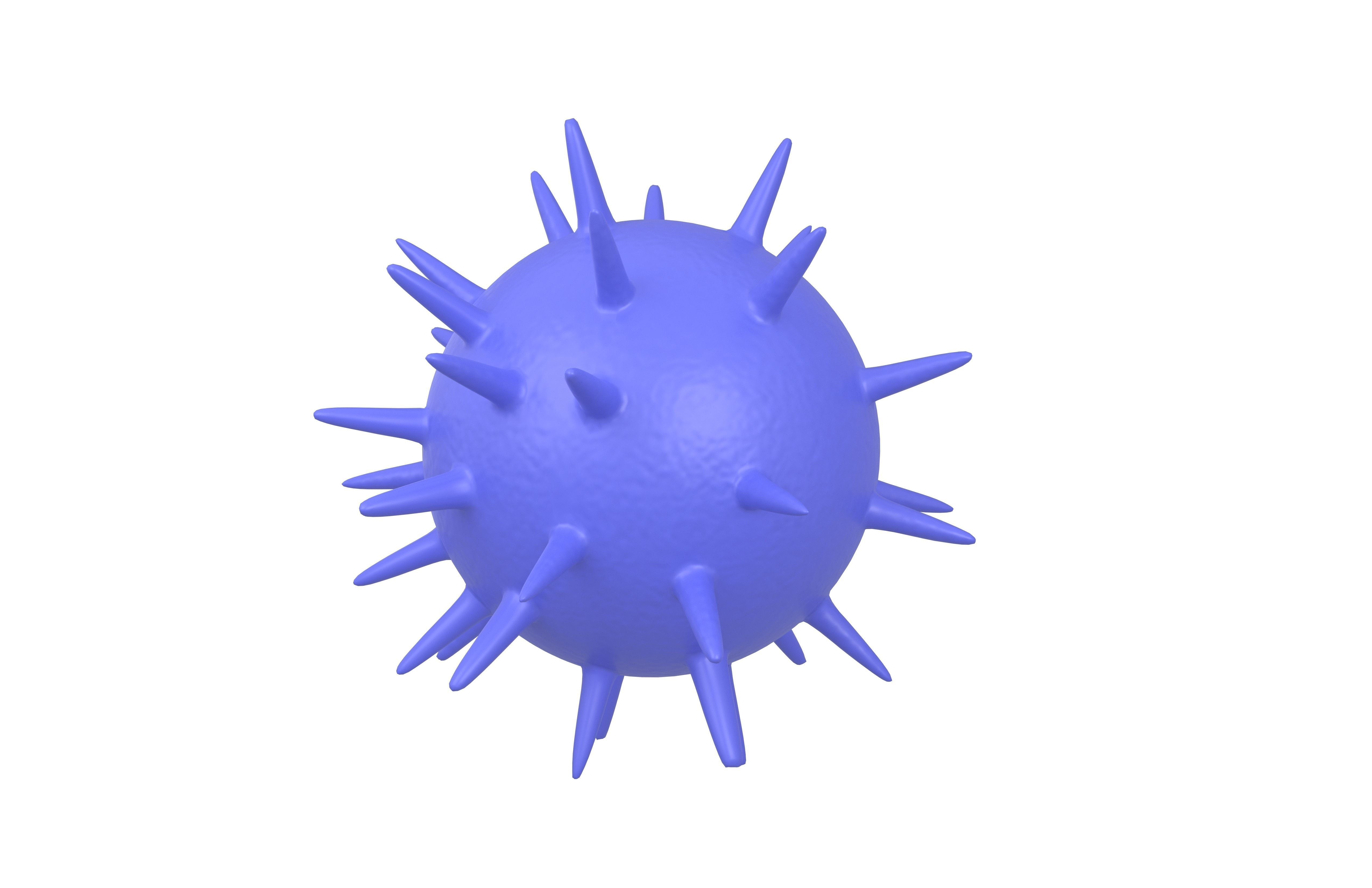 Virus v3 006 Low-poly 3D model_3