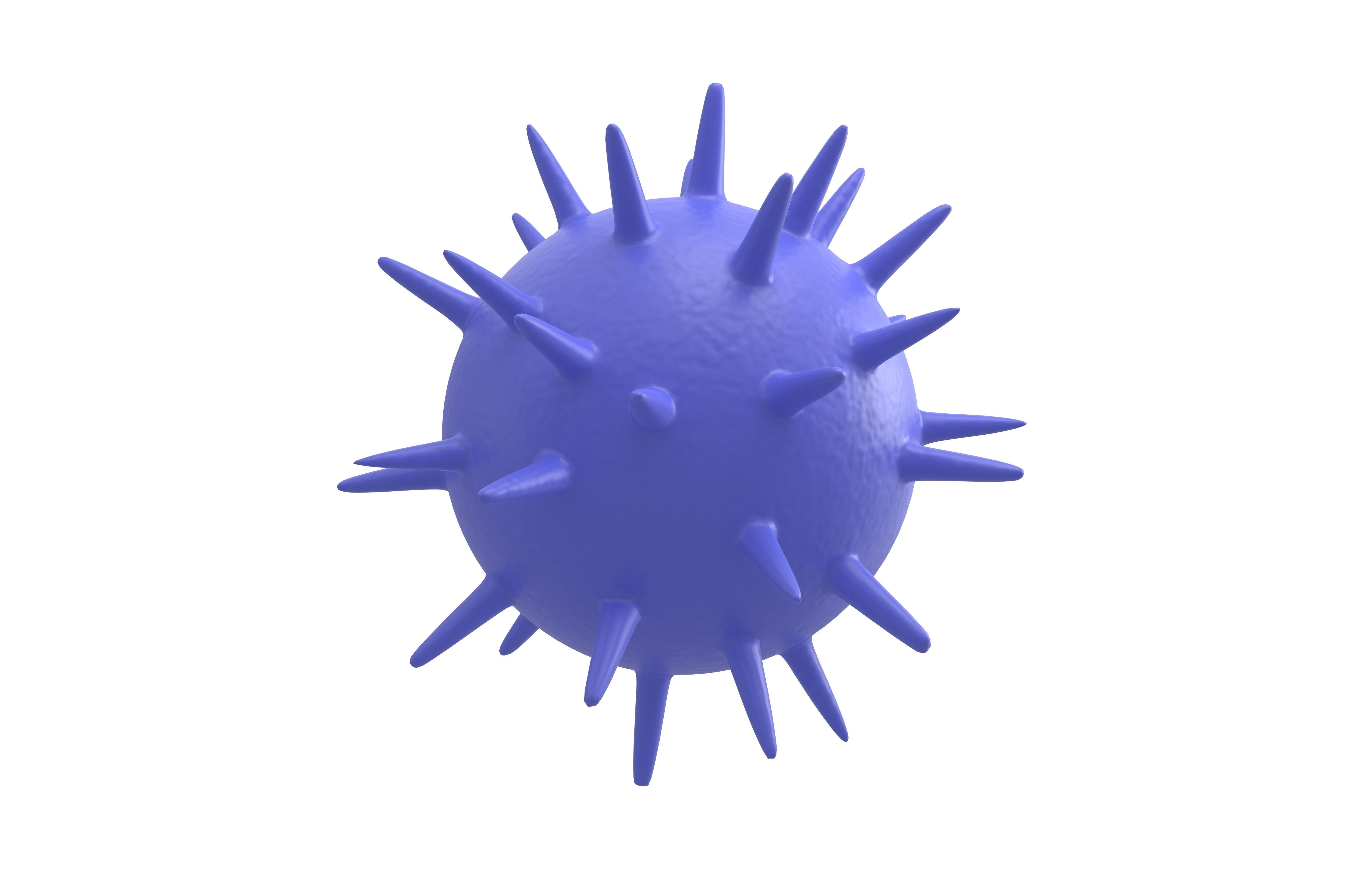 Virus v3 006 Low-poly 3D model_2