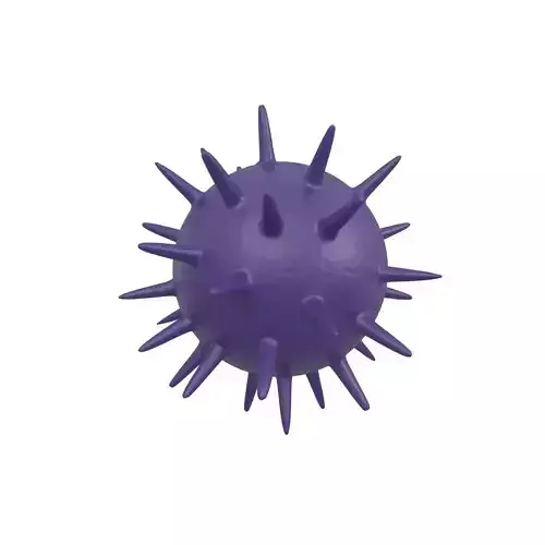 Virus v3 007 Low-poly 3D model