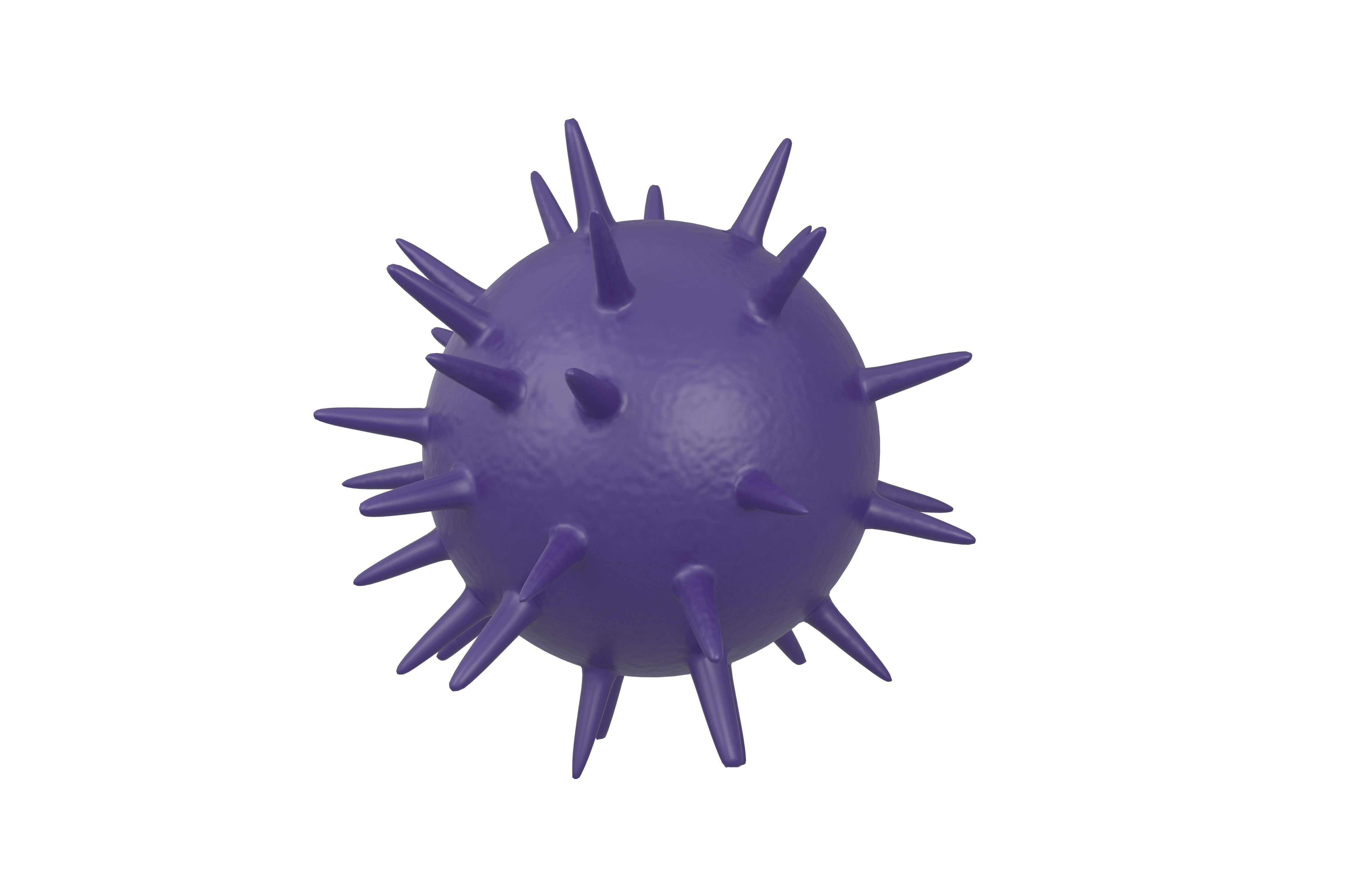 Virus v3 007 Low-poly 3D model_2