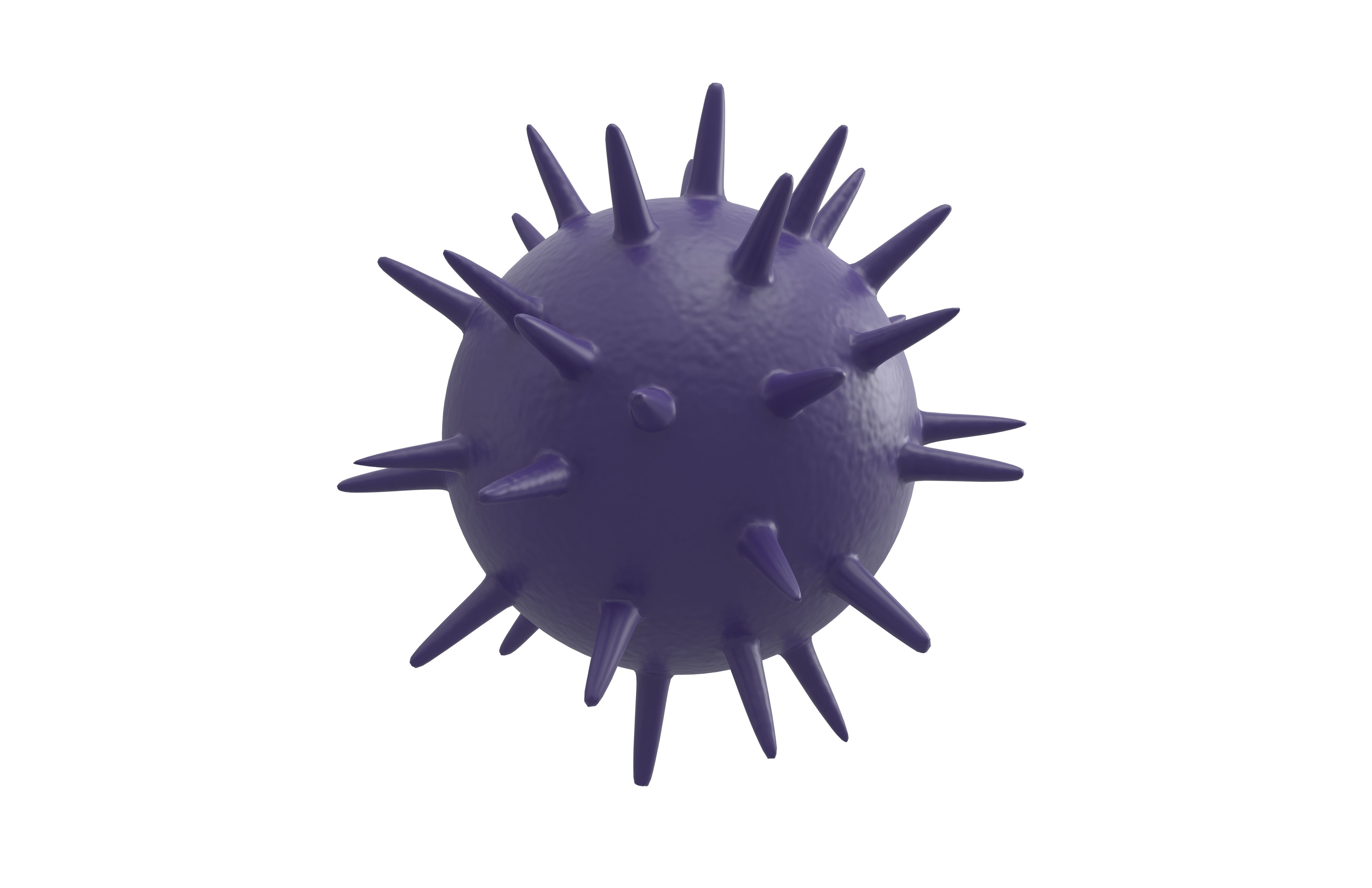 Virus v3 007 Low-poly 3D model_3