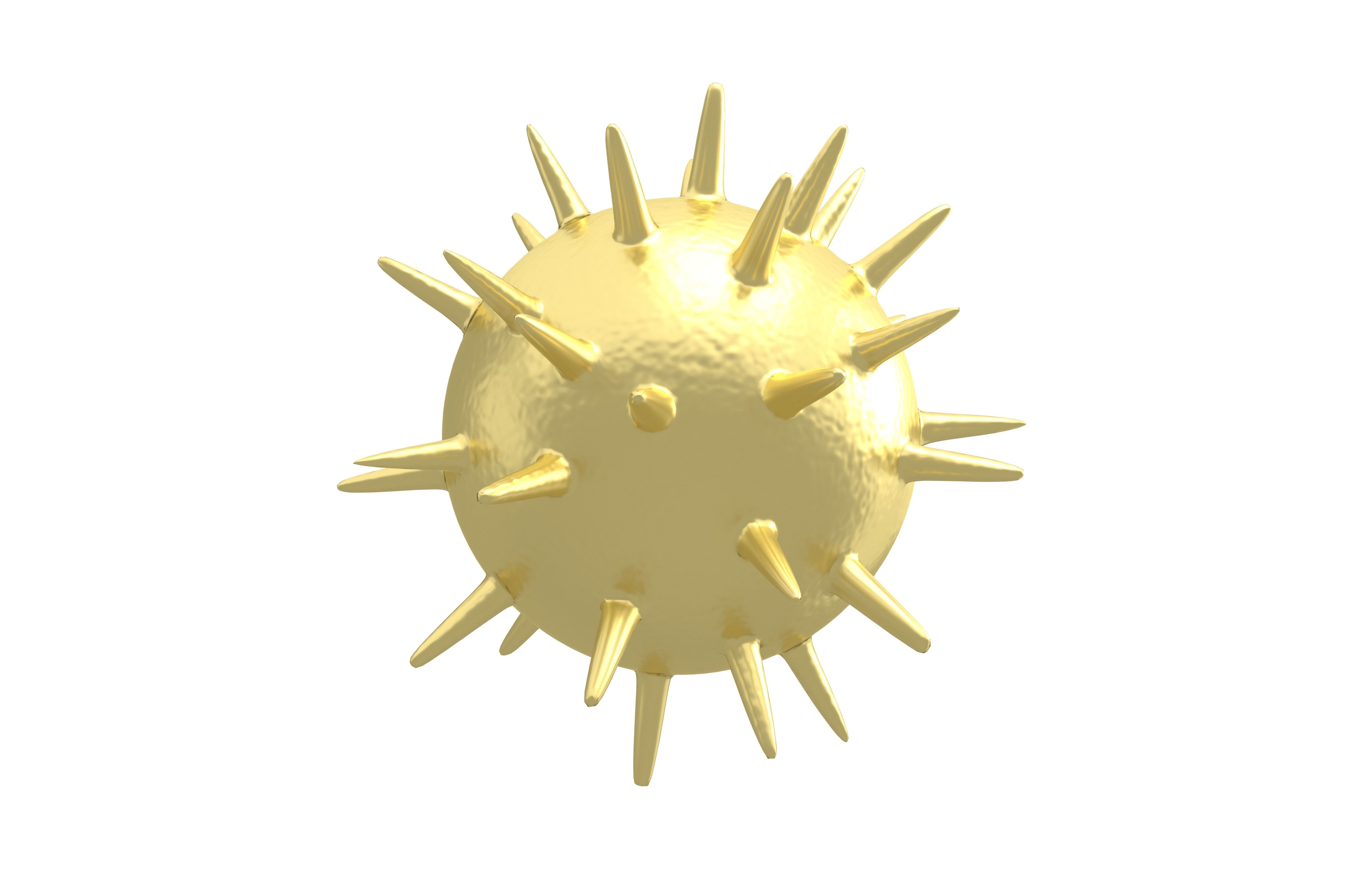 Virus v3 010 Low-poly 3D model_3